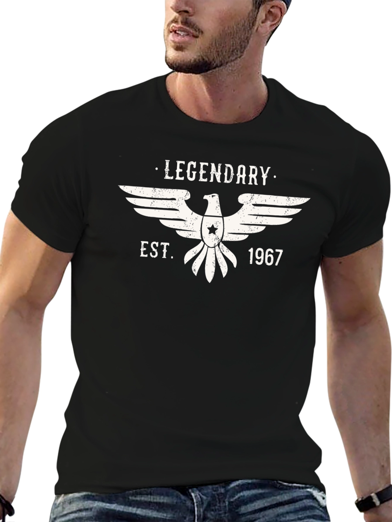 Legendary Est. 1967 Graphic Tee - Mens Black T-Shirt