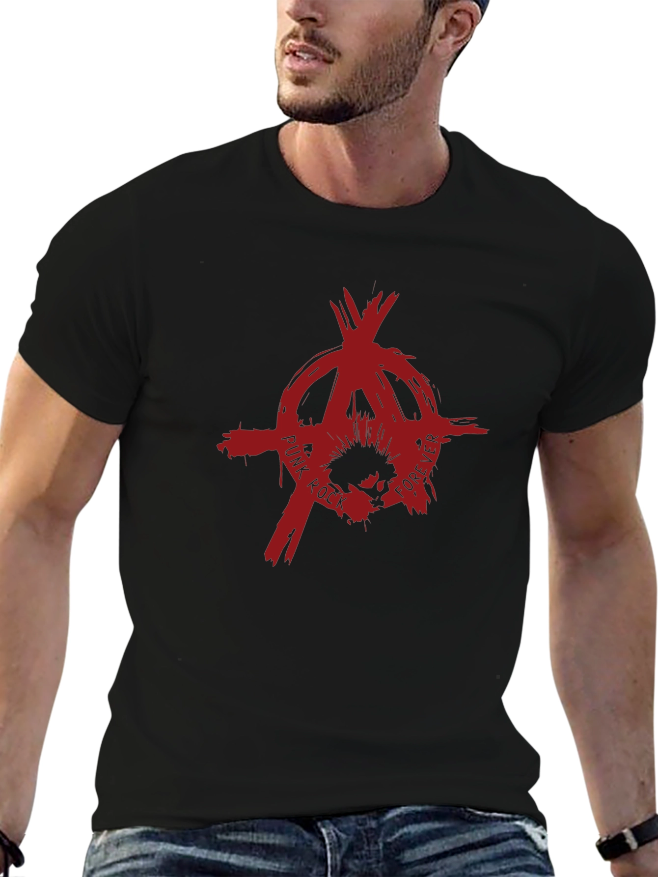 Punk Rock Forever Tee - Anarchy Symbol T-Shirt