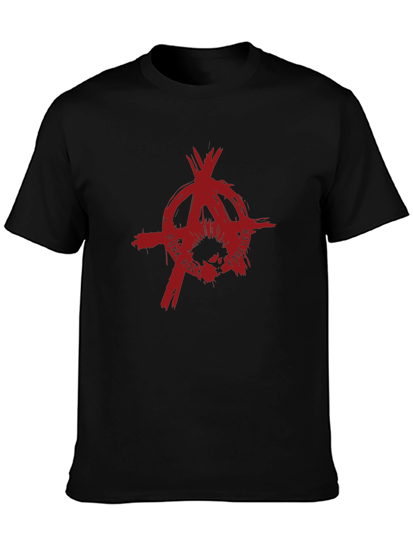 Punk Rock Forever Tee - Anarchy Symbol T-Shirt