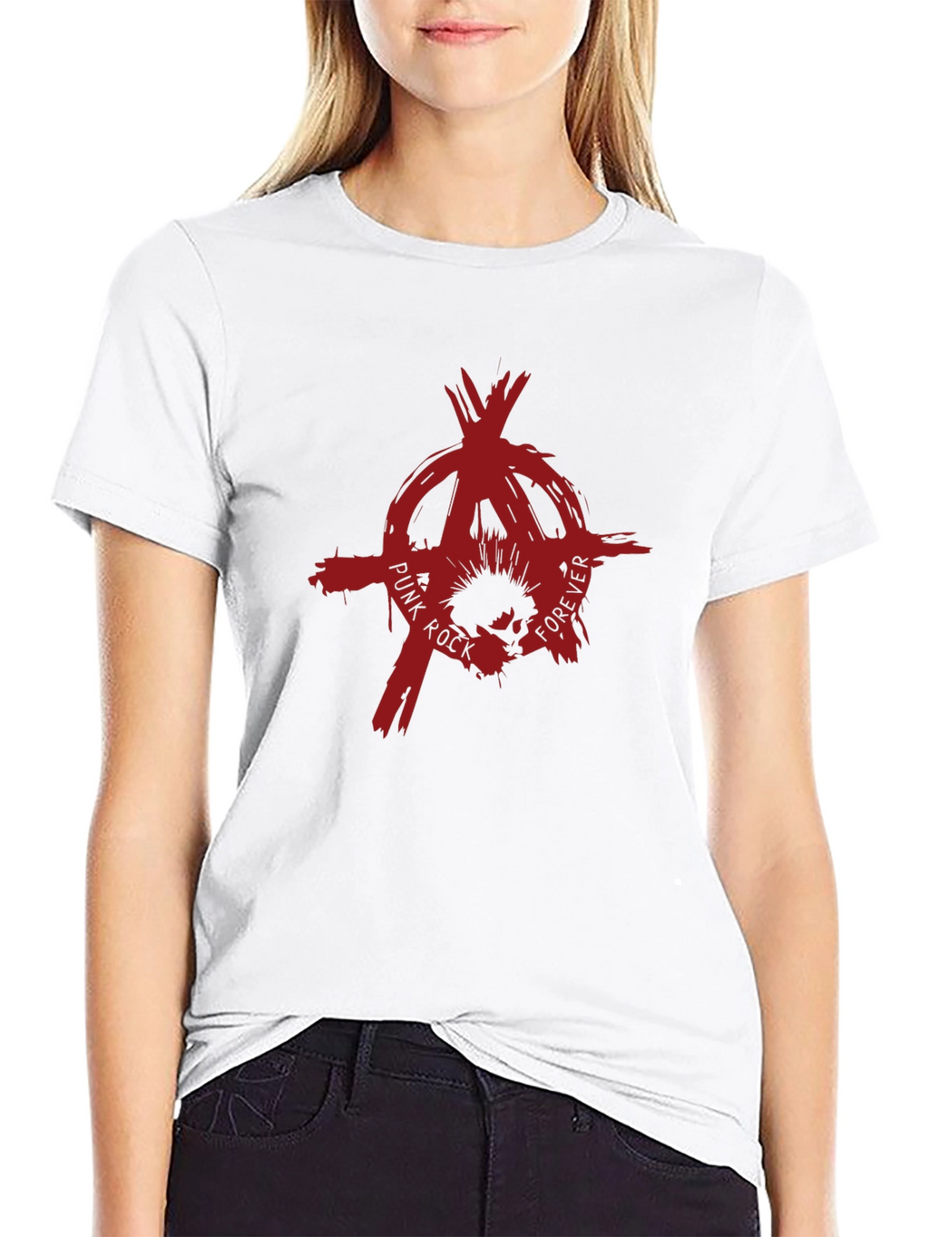 Punk Rock Forever Tee - Anarchy Symbol T-Shirt
