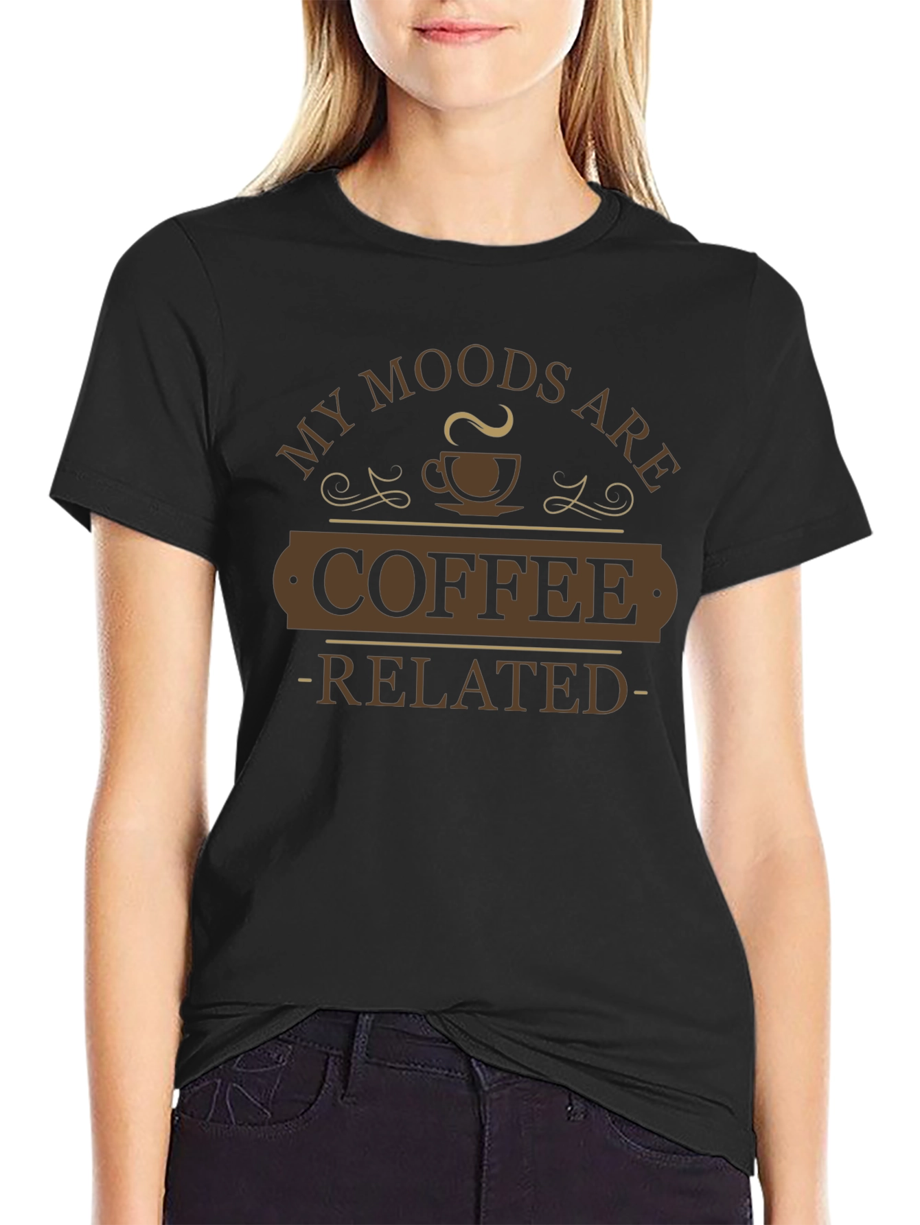 Coffee Related Moods T-Shirt - Humorous Tee for Coffee Lovers