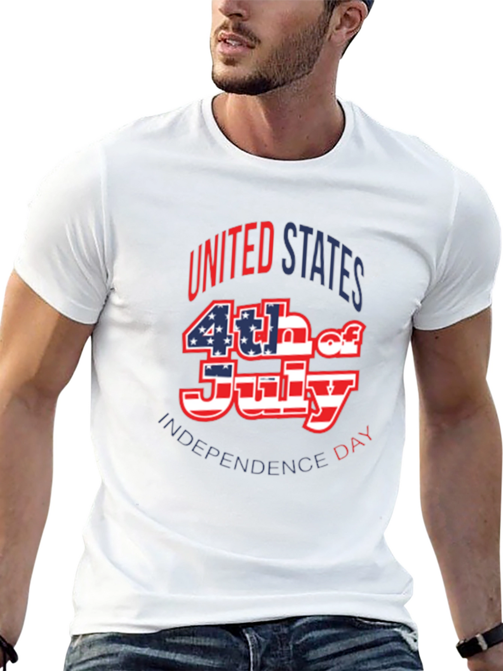 Patriotic 4th of July Graphic T-Shirt