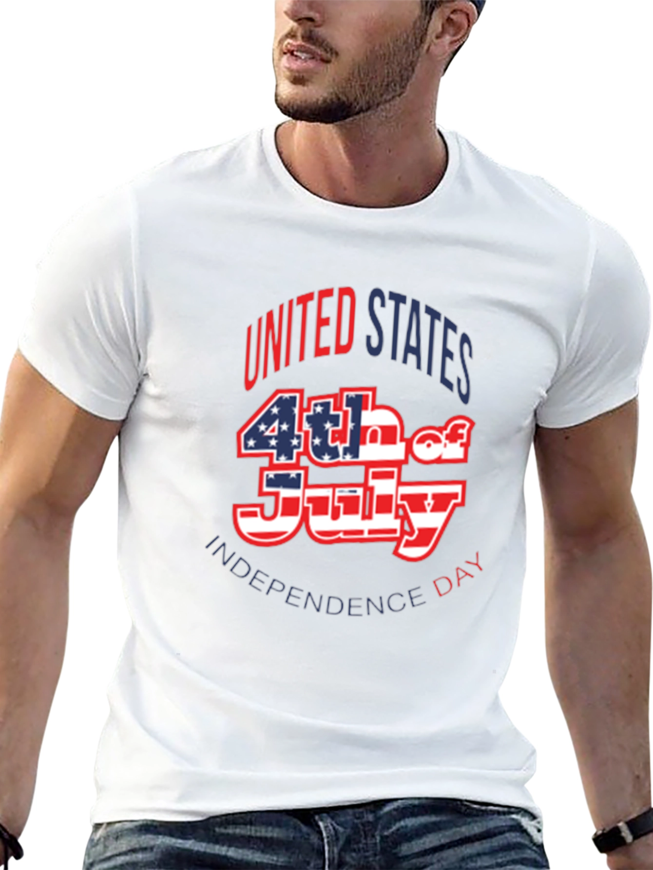 Patriotic 4th of July Graphic T-Shirt