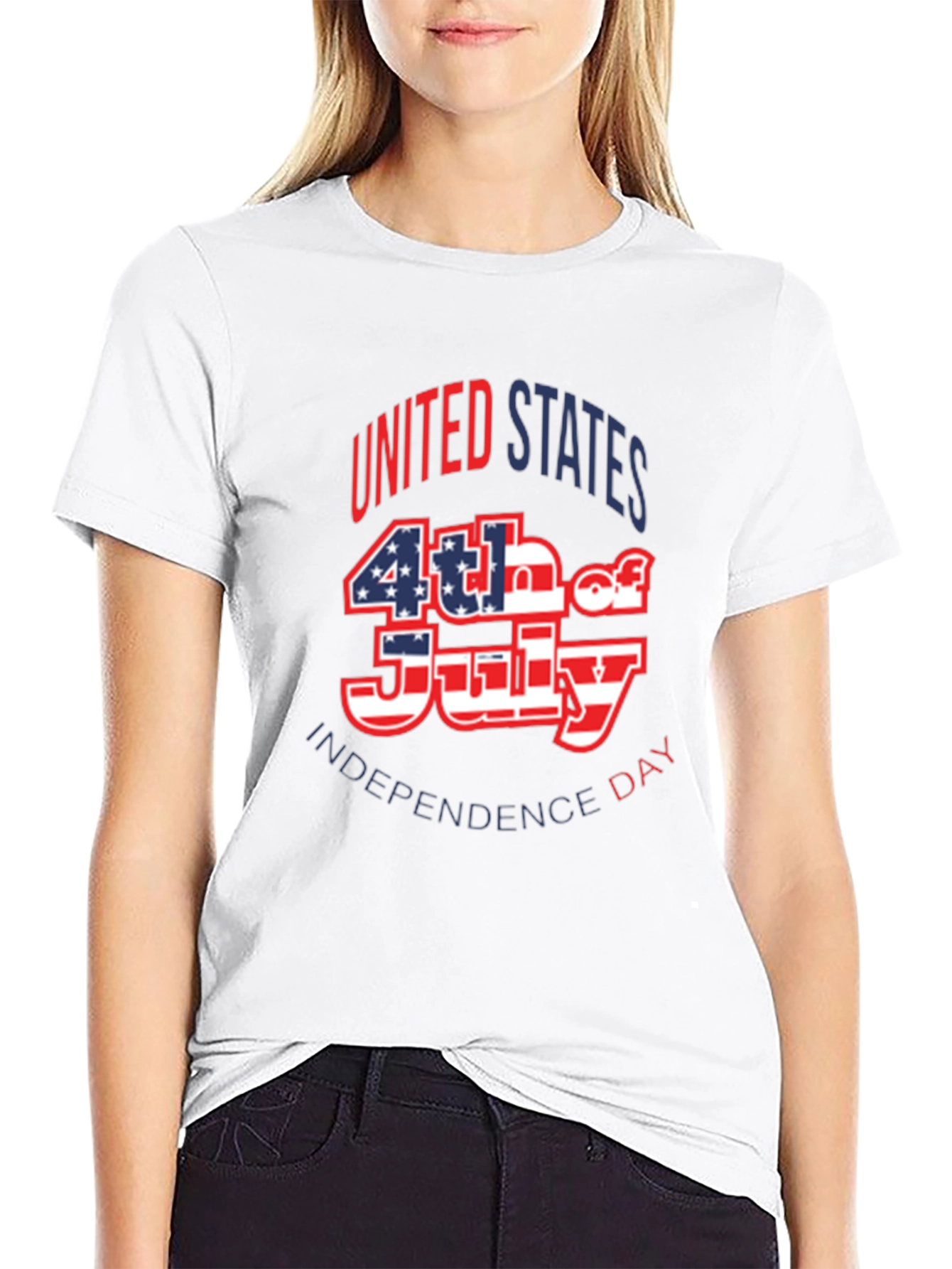 Patriotic 4th of July Graphic T-Shirt