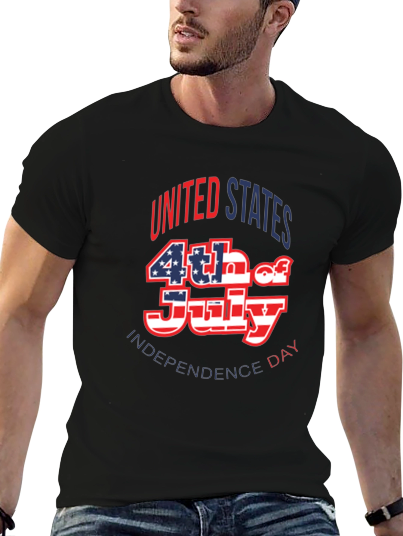 Patriotic 4th of July Graphic T-Shirt