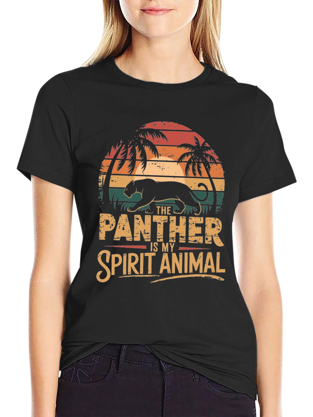 Panther Spirit Animal T-Shirt Graphic Tee
