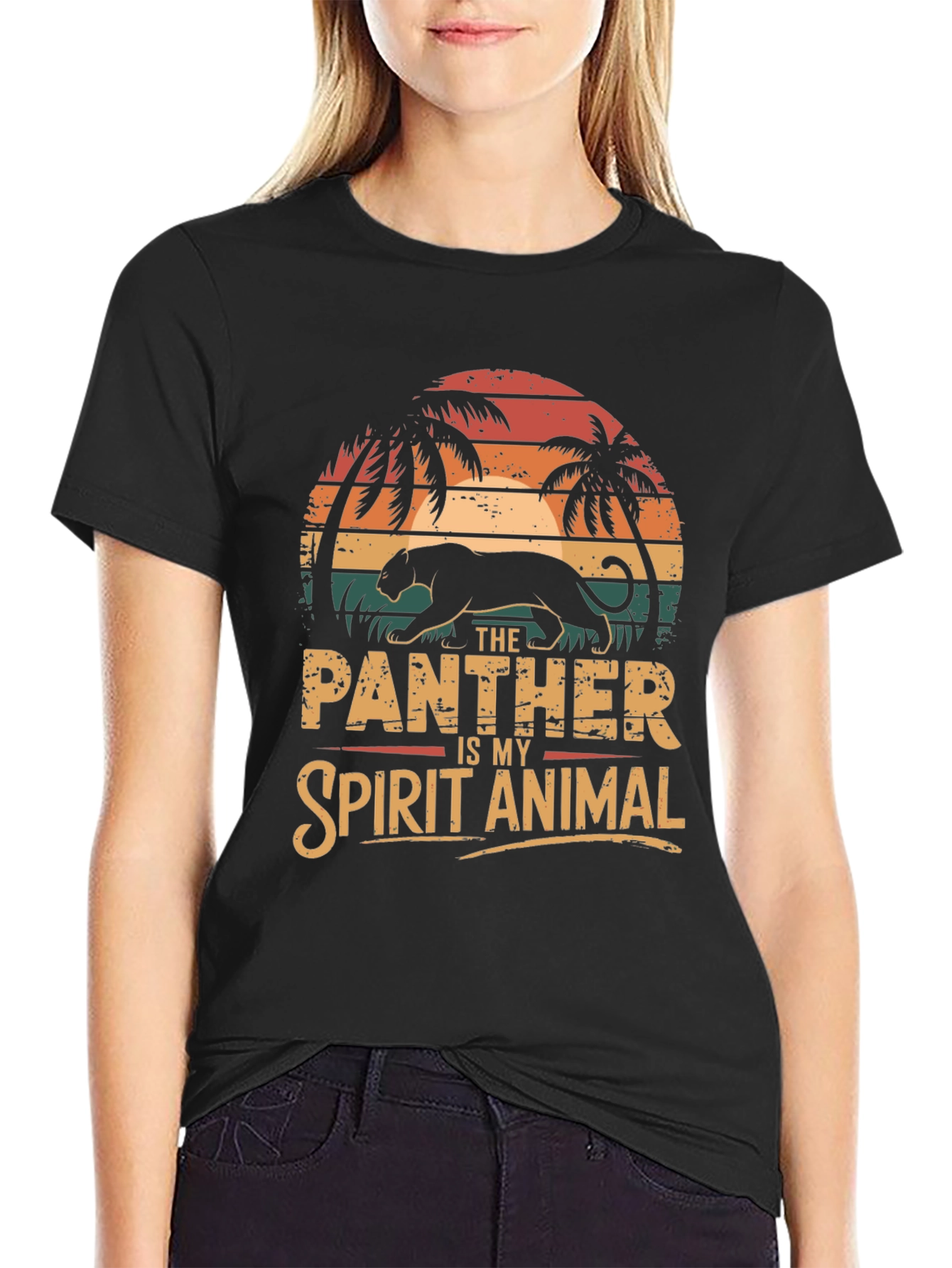 Panther Spirit Animal T-Shirt Graphic Tee