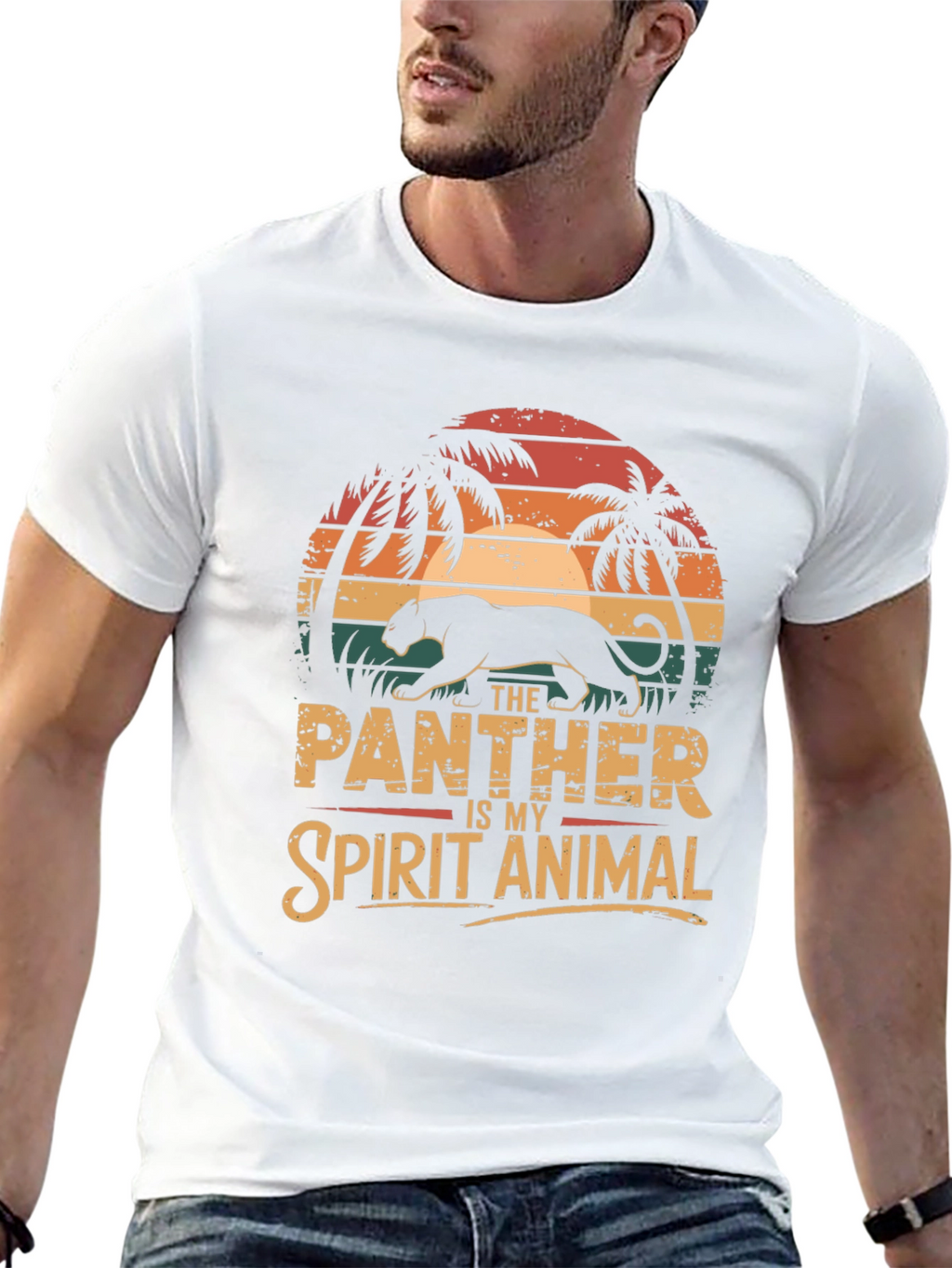 Panther Spirit Animal T-Shirt Graphic Tee