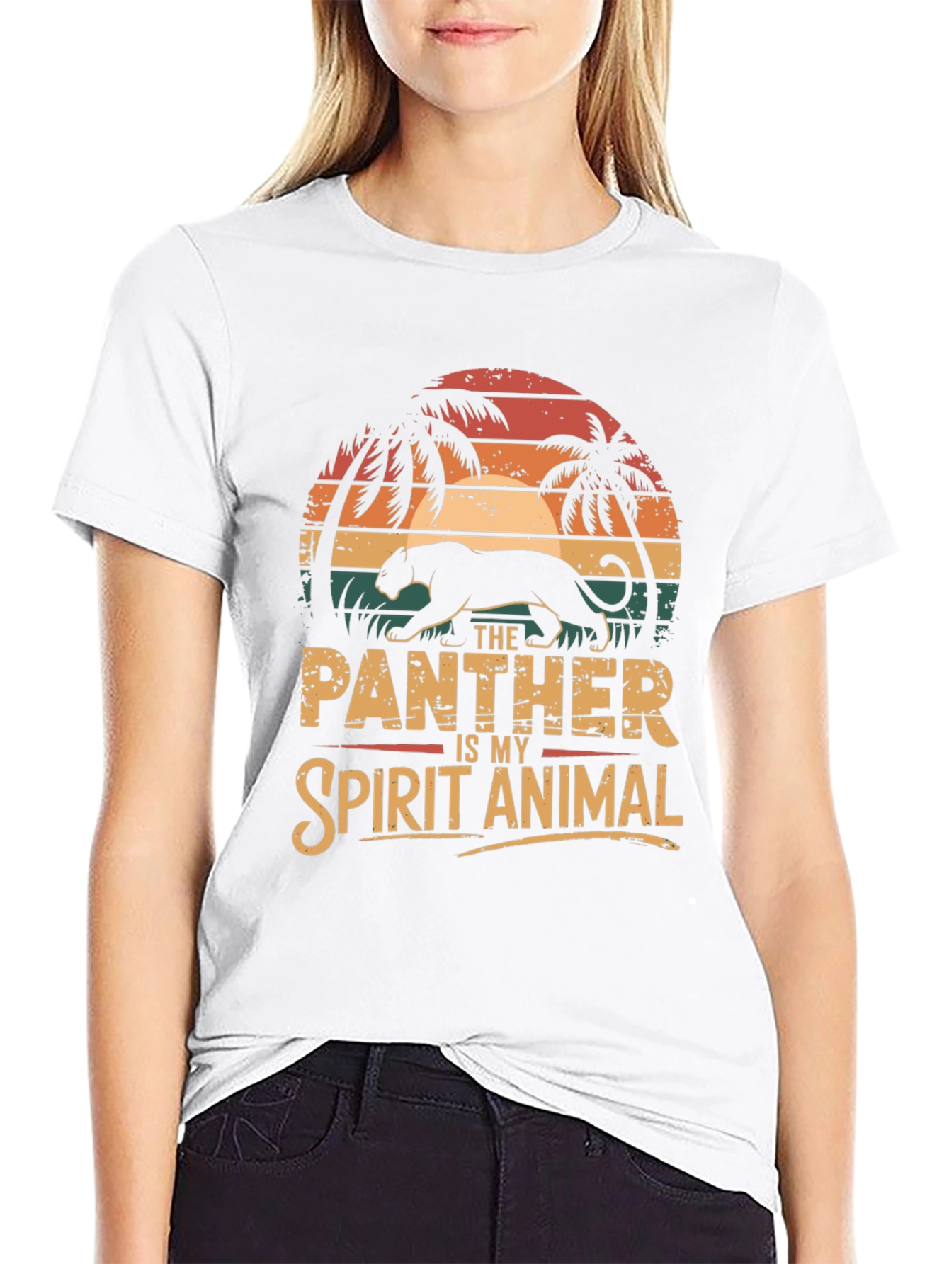 Panther Spirit Animal T-Shirt Graphic Tee