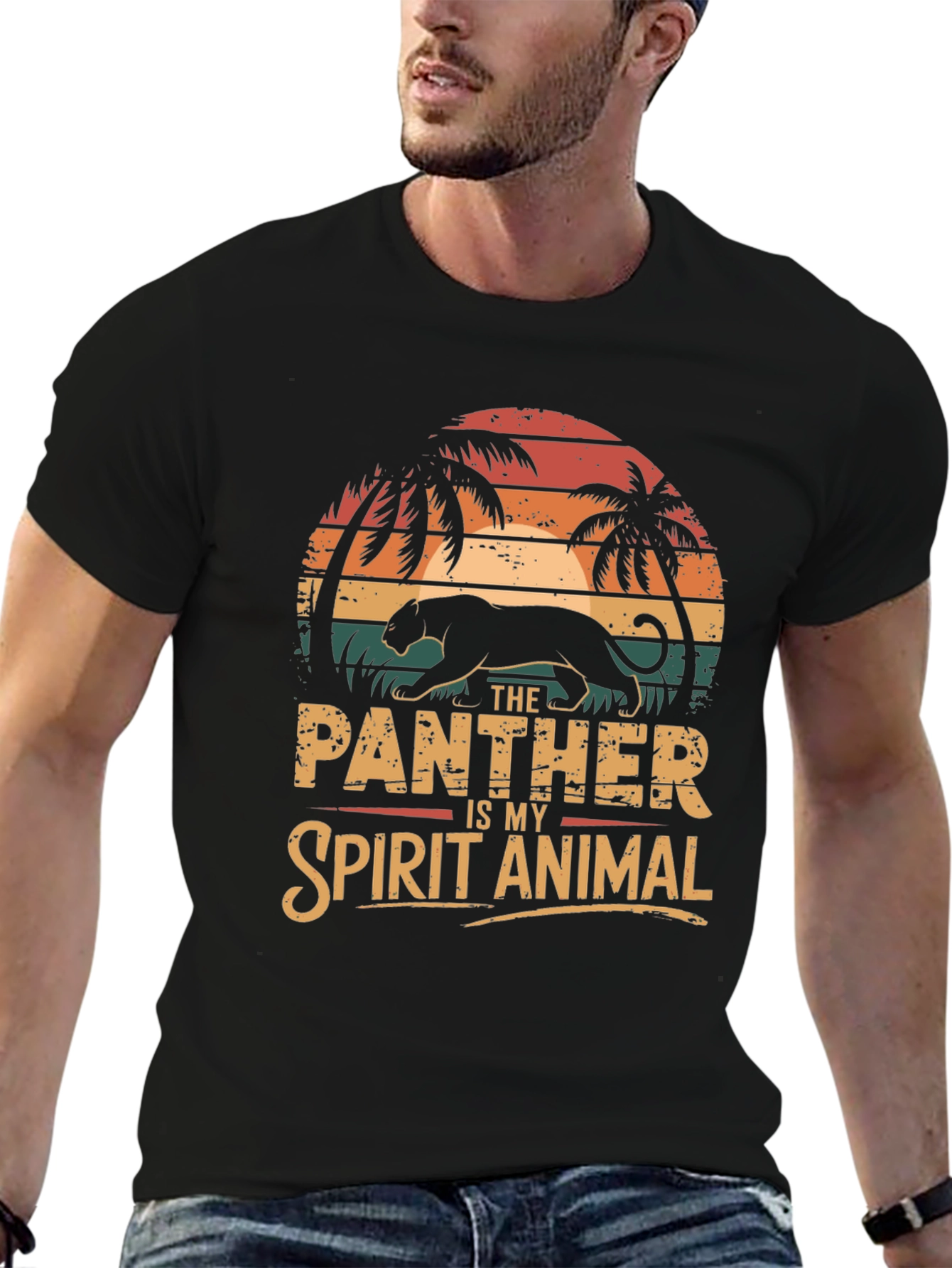 Panther Spirit Animal T-Shirt Graphic Tee