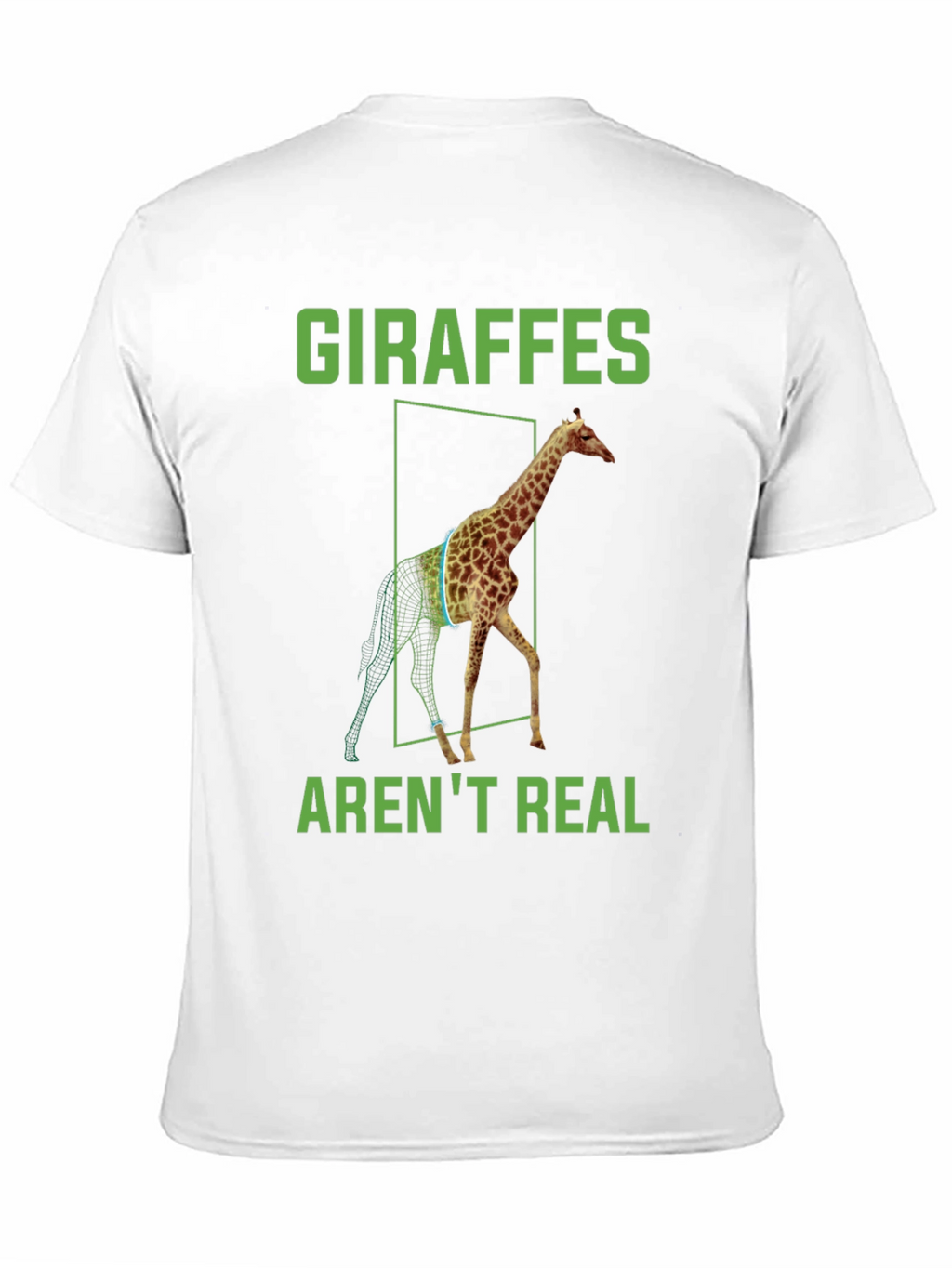 Giraffes Arent Real T-Shirt - Conspiracy Theory Tee