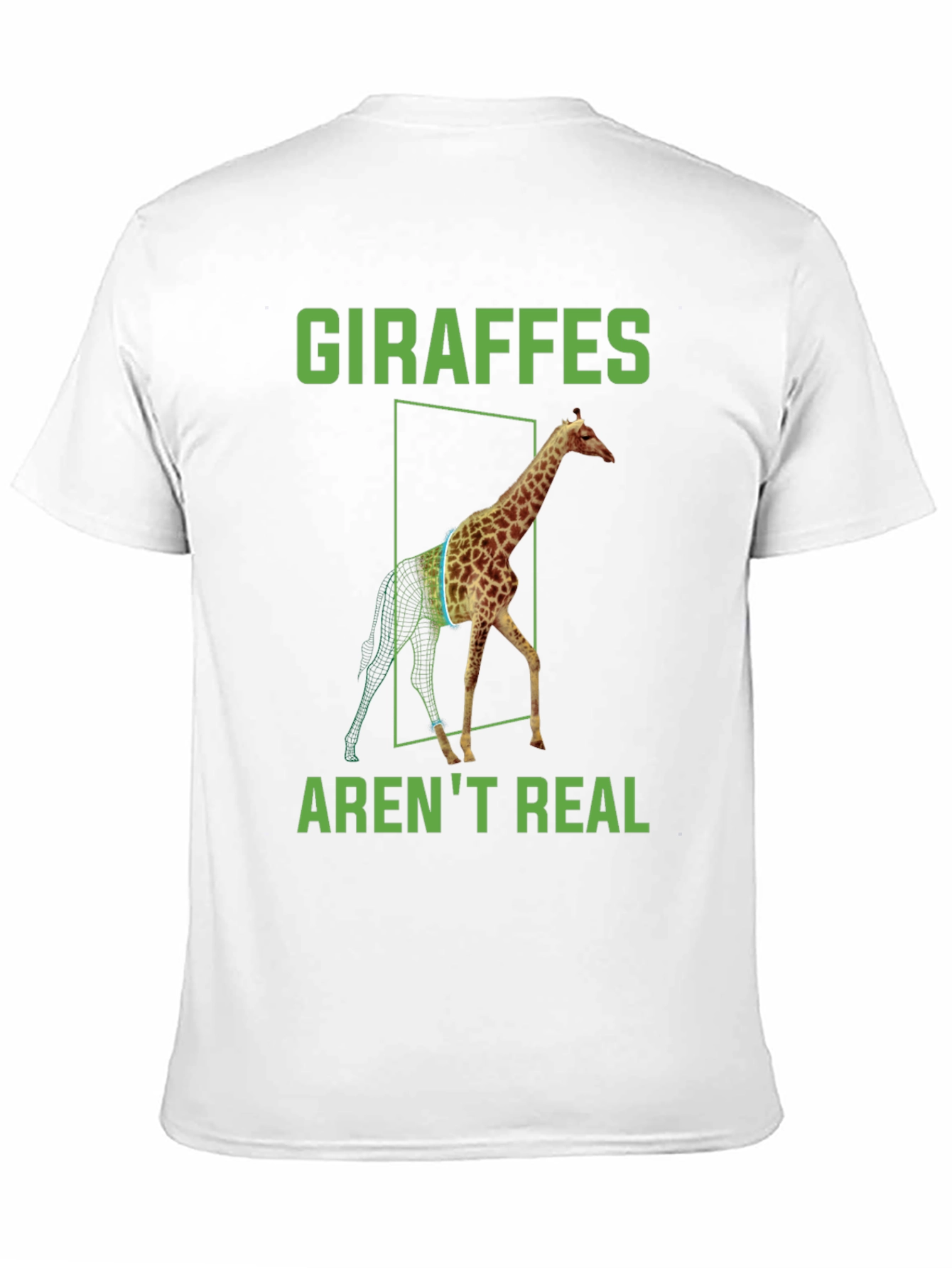 Giraffes Arent Real T-Shirt - Conspiracy Theory Tee