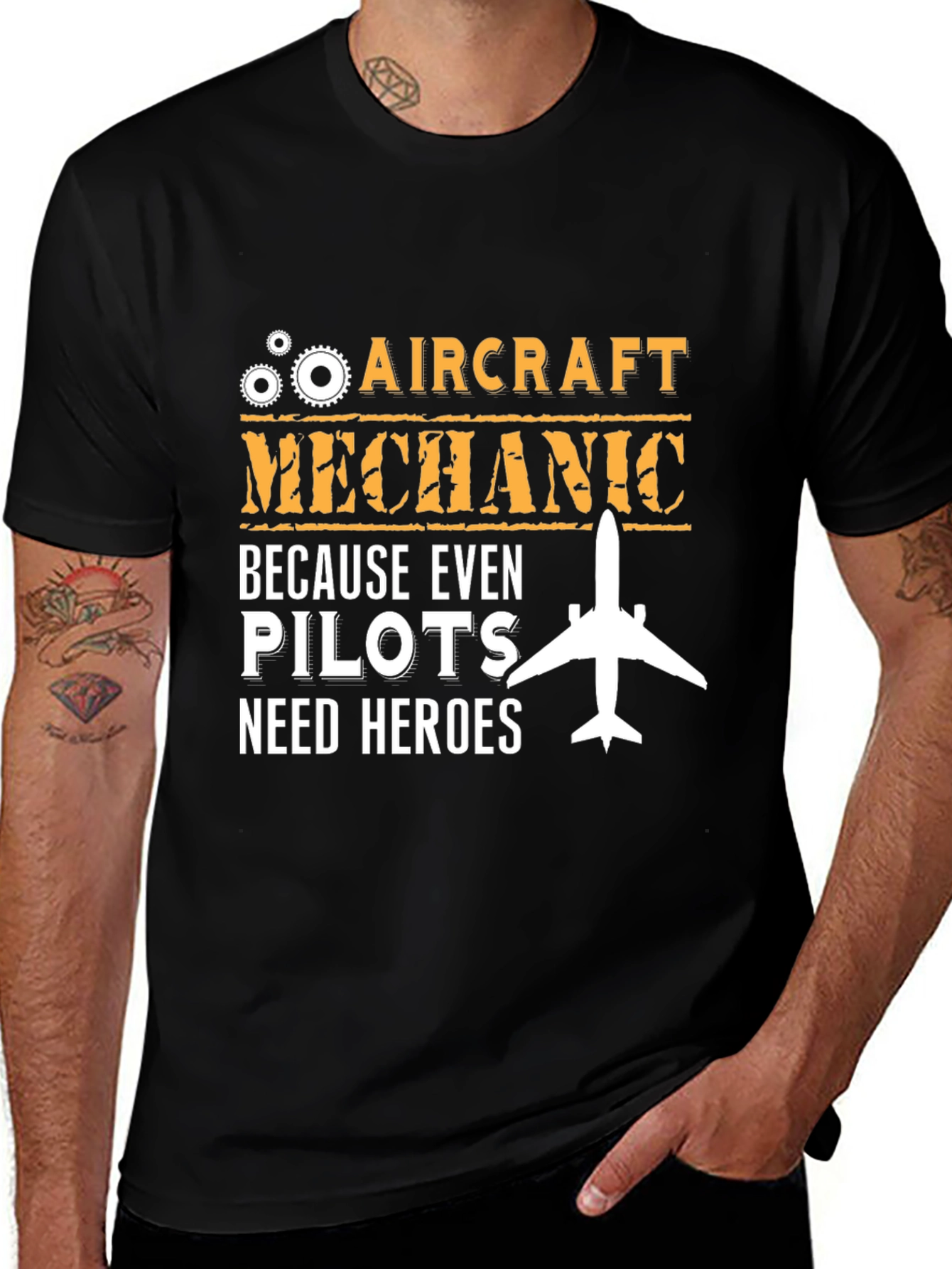 Aircraft Mechanic Hero Tee