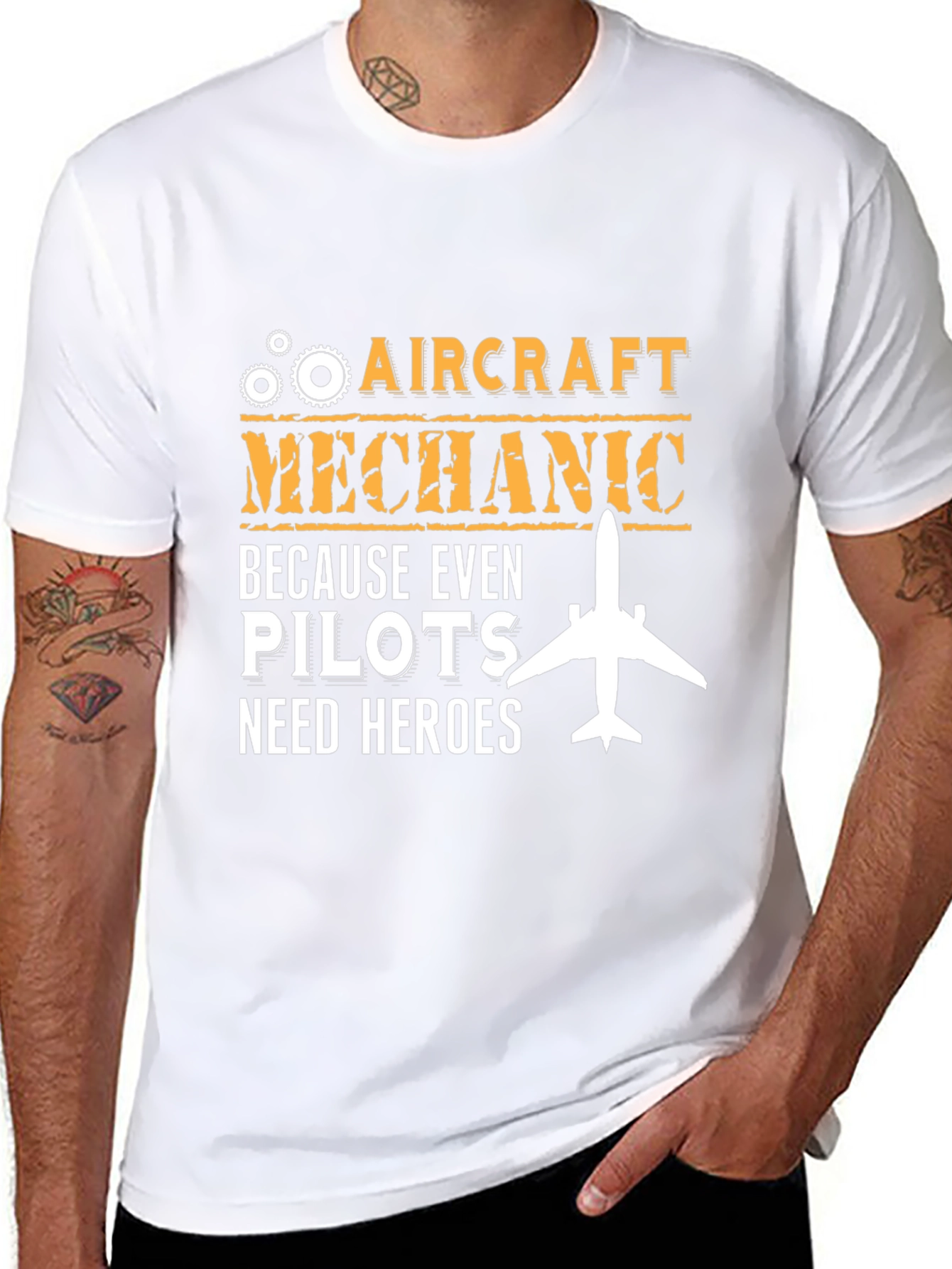 Aircraft Mechanic Hero Tee