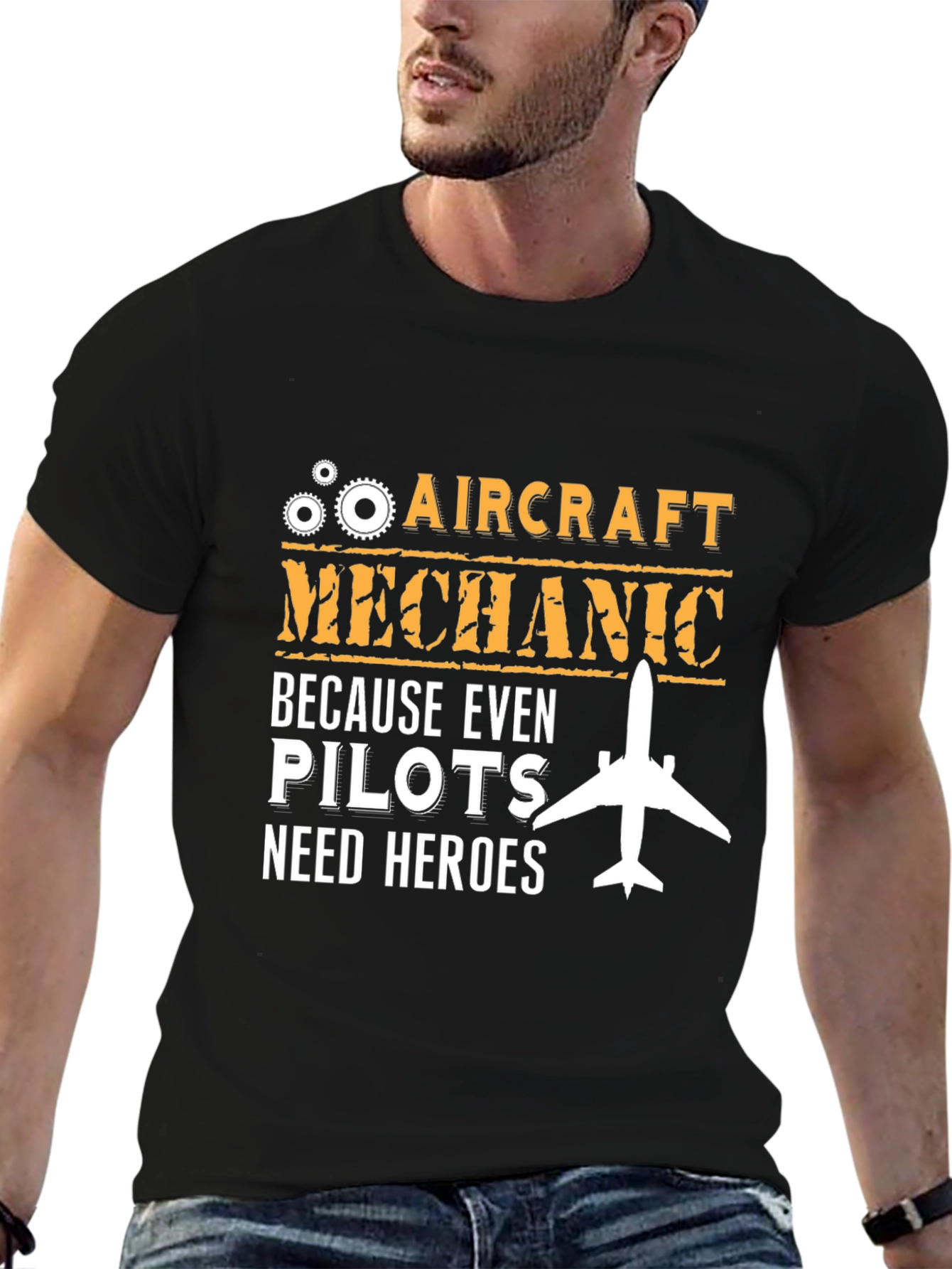 Aircraft Mechanic Hero Tee