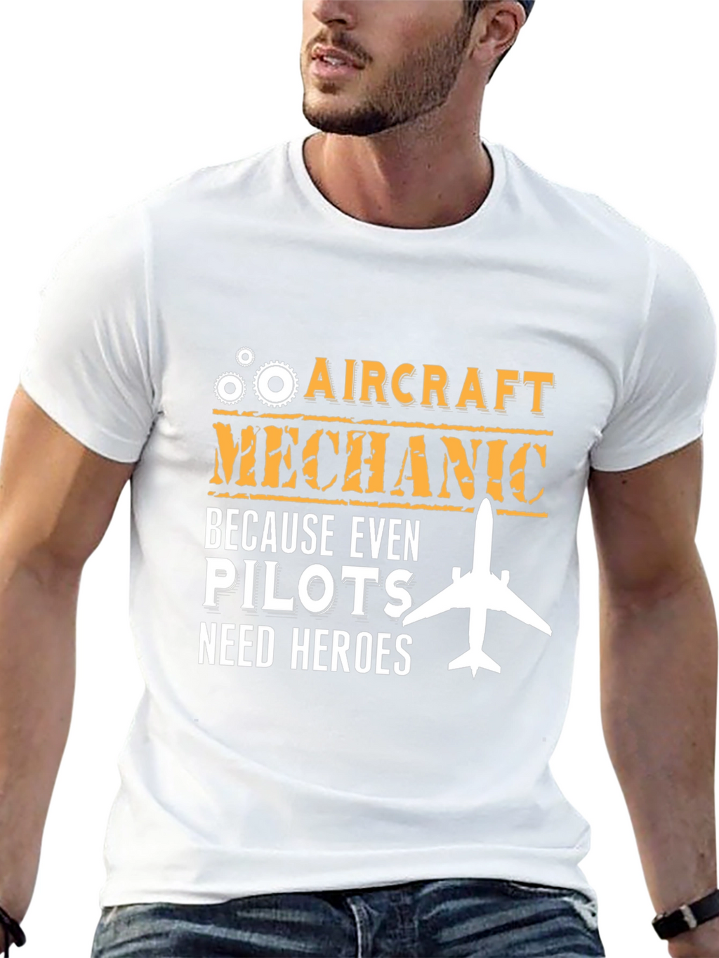 Aircraft Mechanic Hero Tee