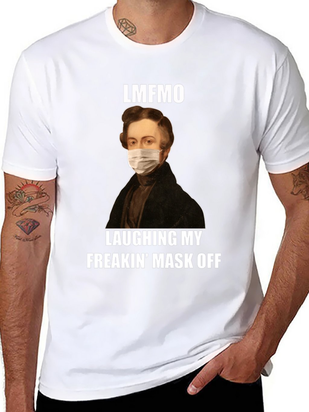 LMFAO Mask Off T-Shirt - Funny Novelty Tee