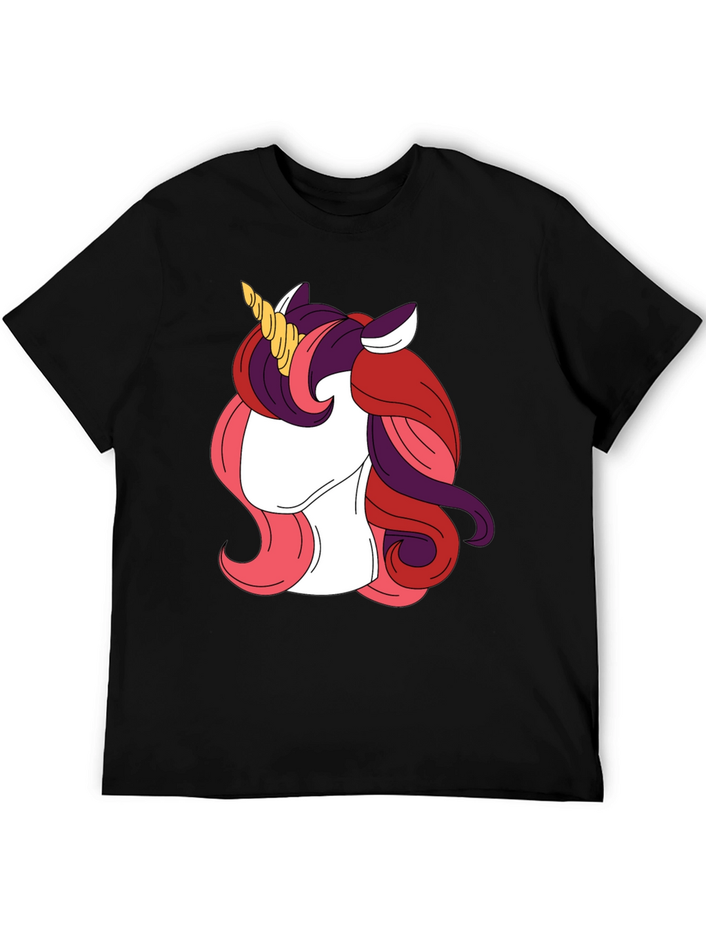 Unicorn Graphic Tee - Black T-Shirt