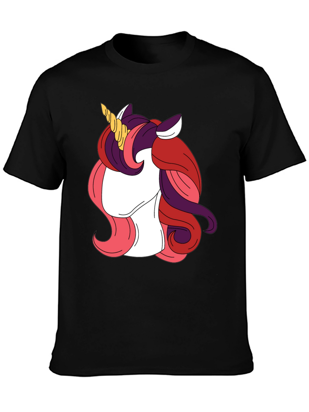 Unicorn Graphic Tee - Black T-Shirt