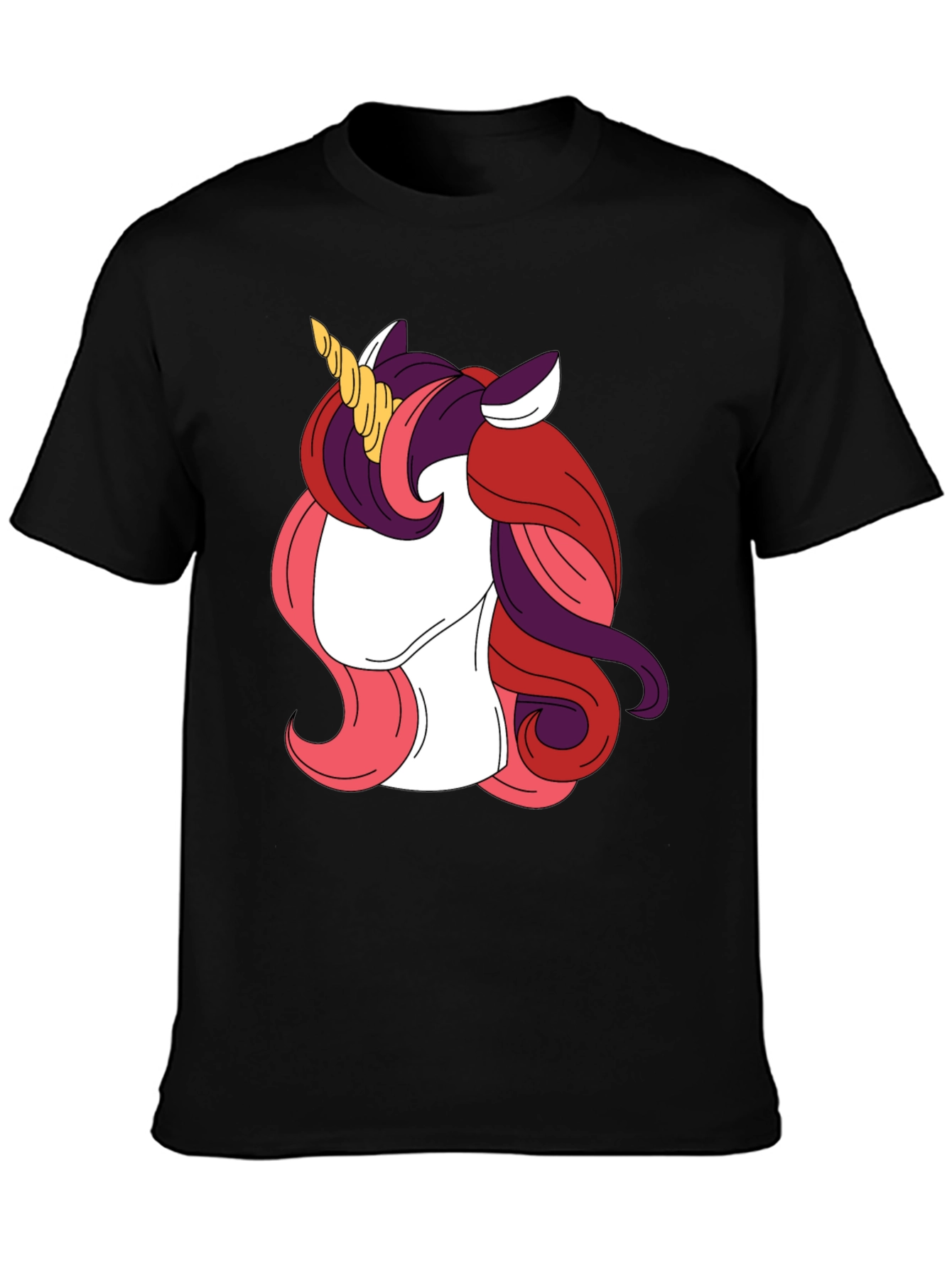 Unicorn Graphic Tee - Black T-Shirt