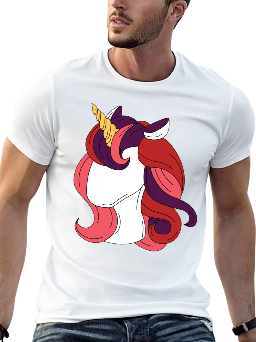 Unicorn Graphic Tee - Black T-Shirt