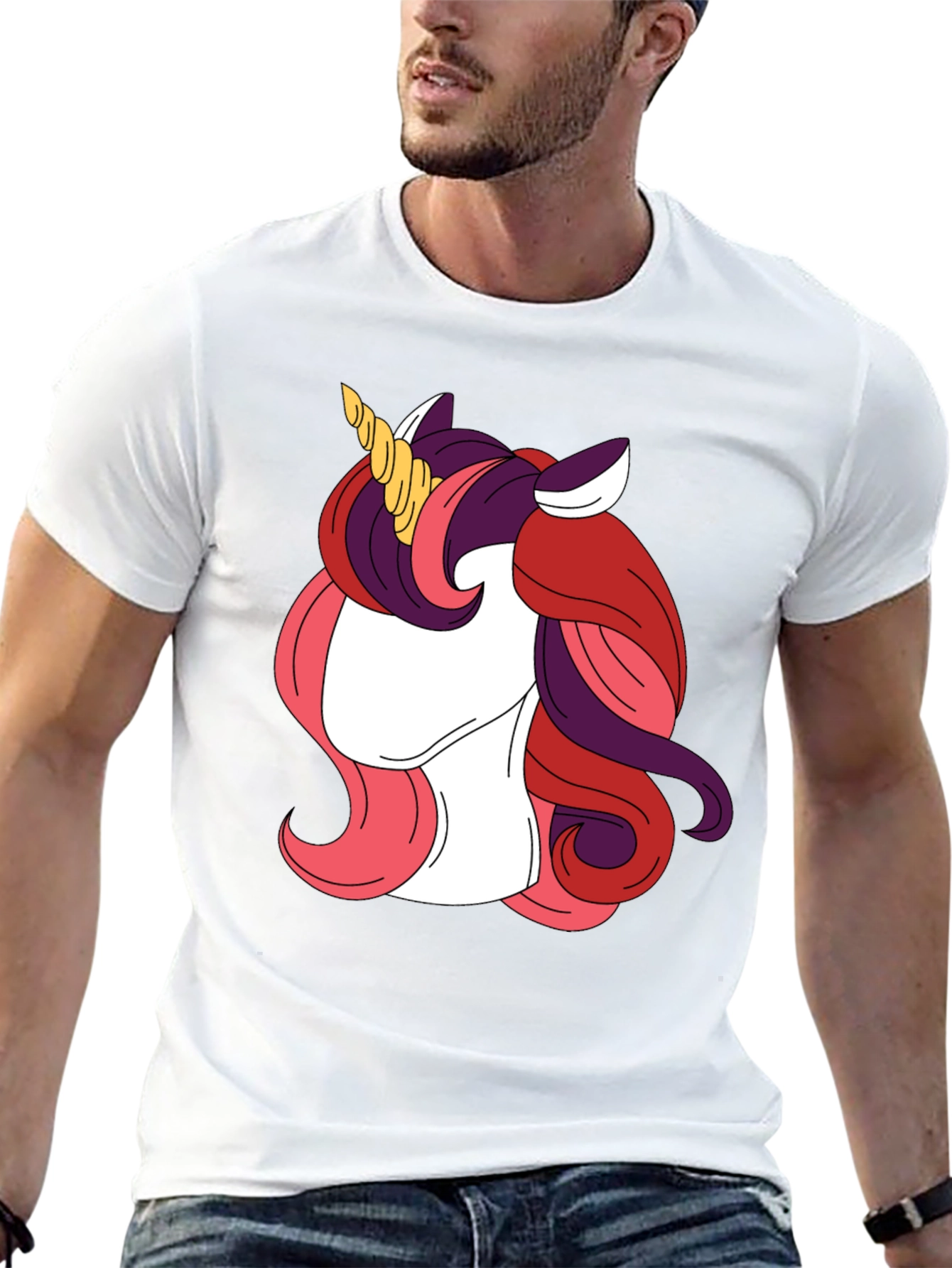 Unicorn Graphic Tee - Black T-Shirt