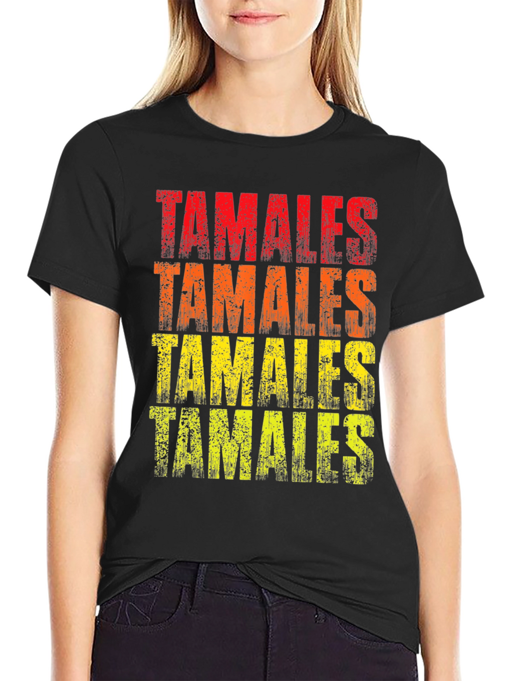 Tamales Graphic T-Shirt - Distressed Style
