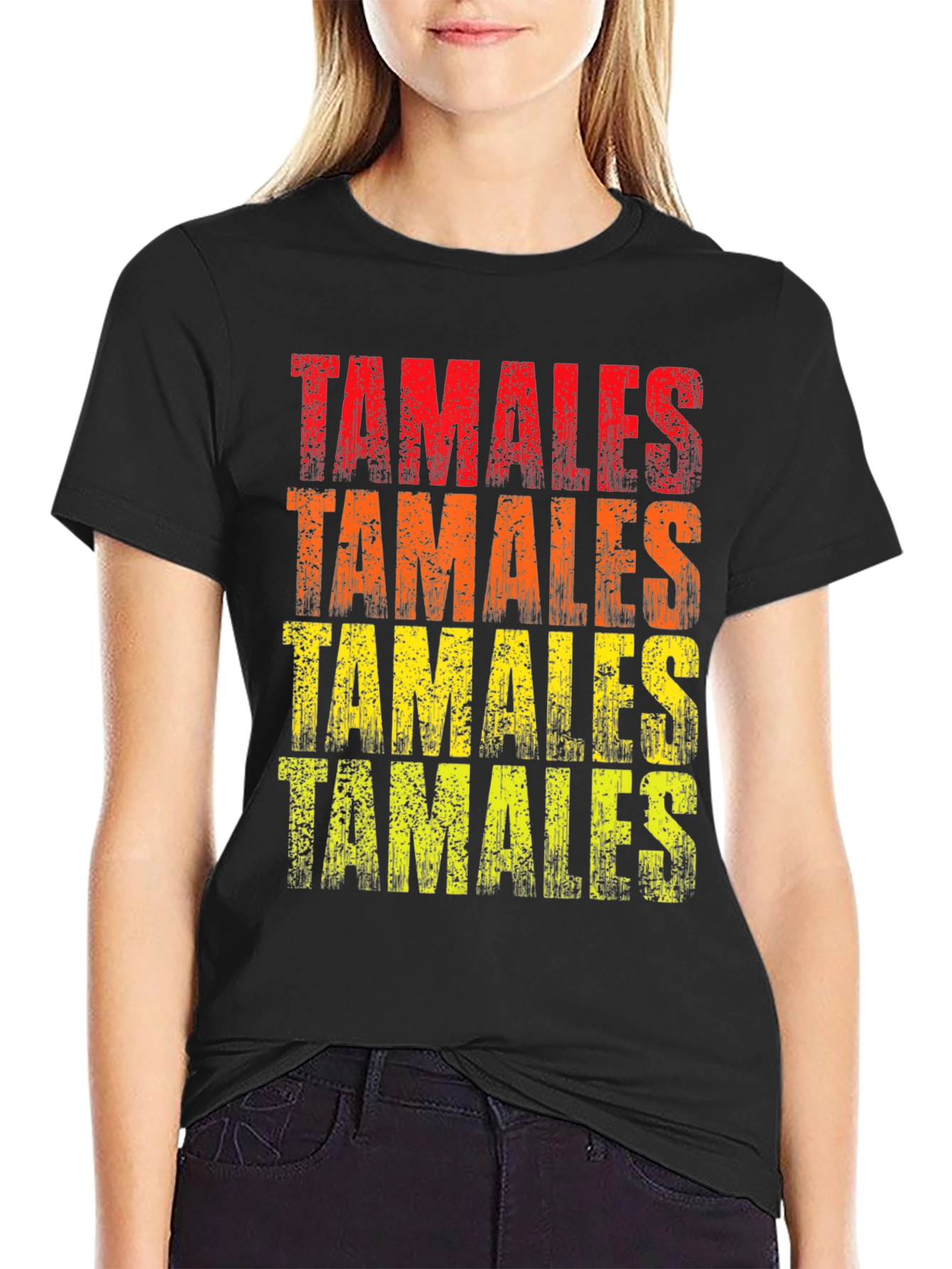 Tamales Graphic T-Shirt - Distressed Style