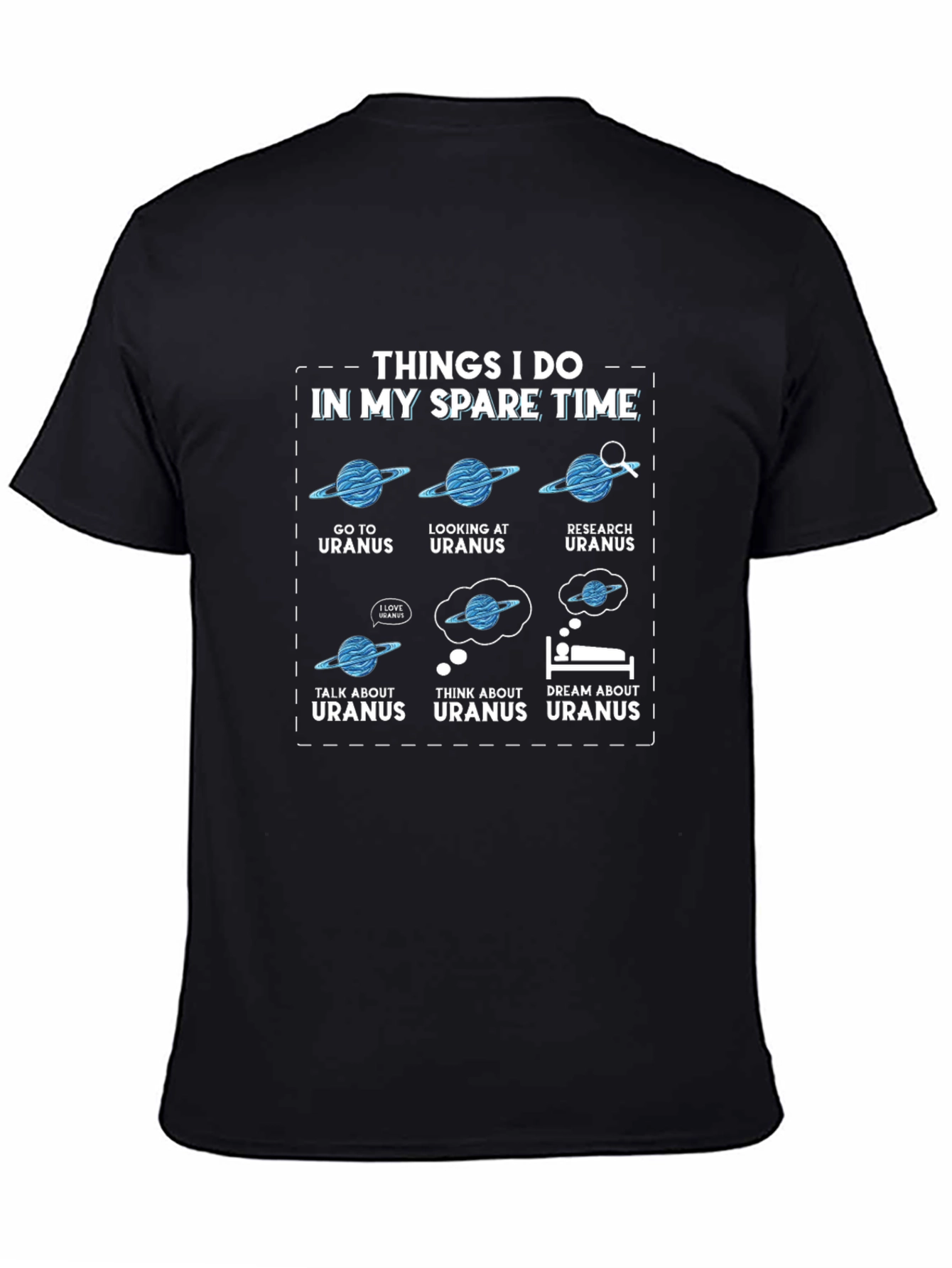 Uranus Humor T-Shirt - Things I Do In My Spare Time