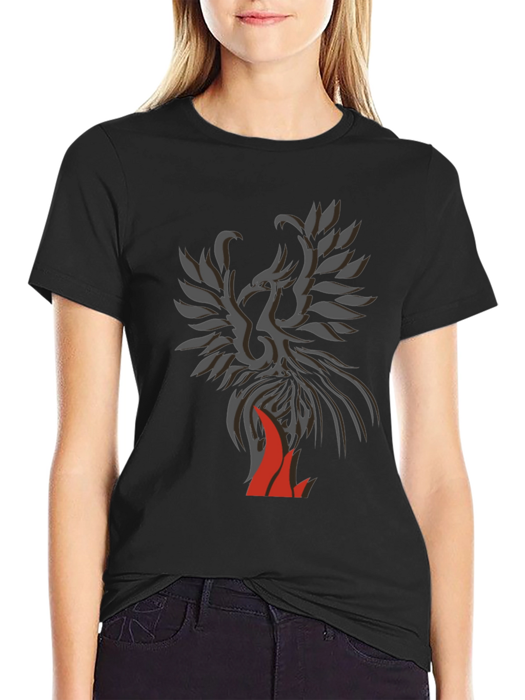 Phoenix Graphic Black T-Shirt