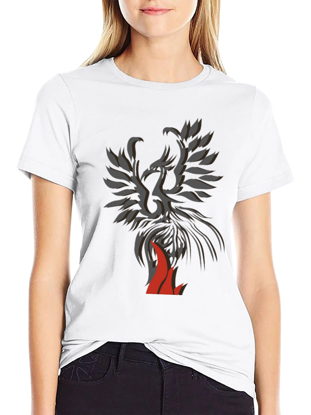 Phoenix Graphic Black T-Shirt