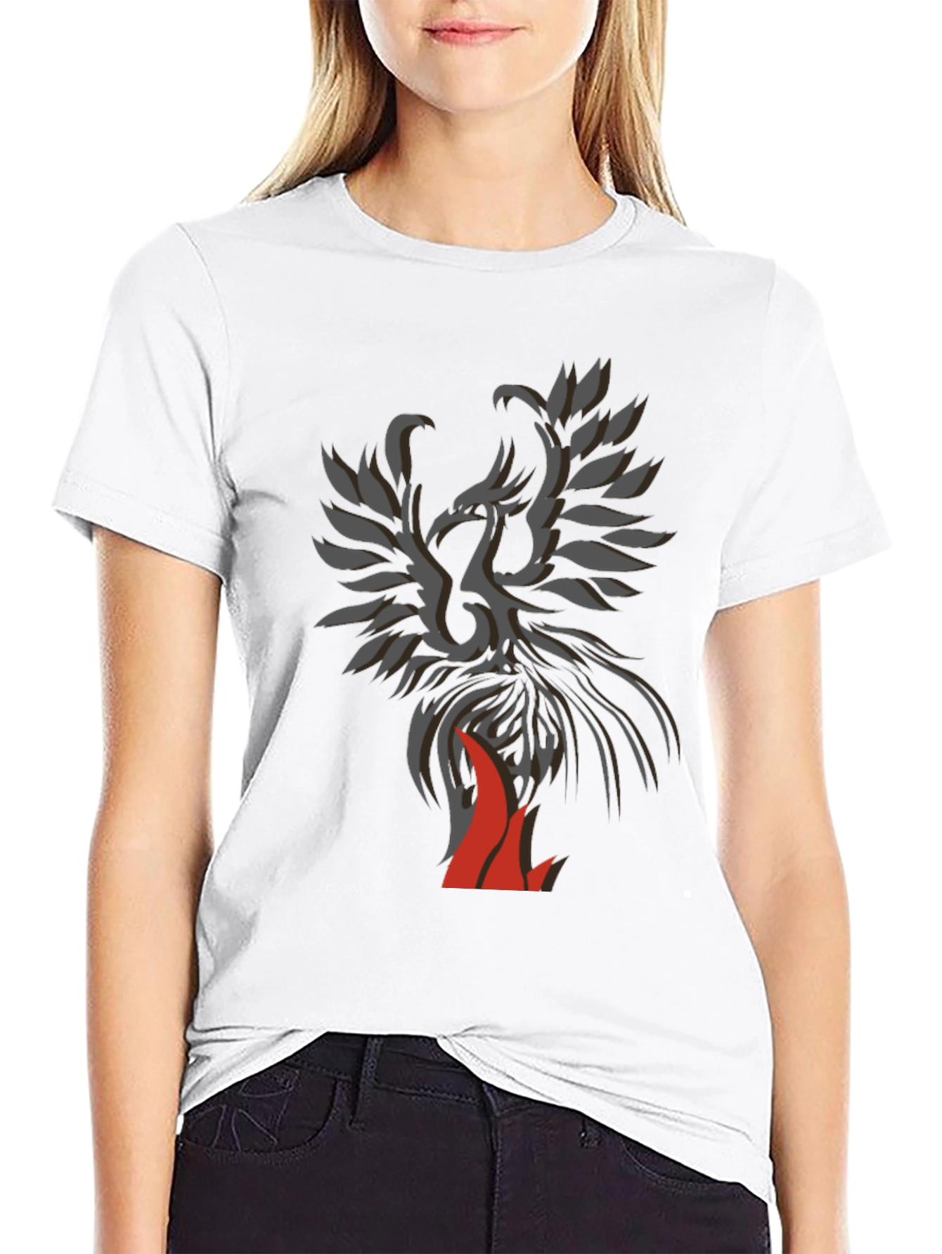 Phoenix Graphic Black T-Shirt