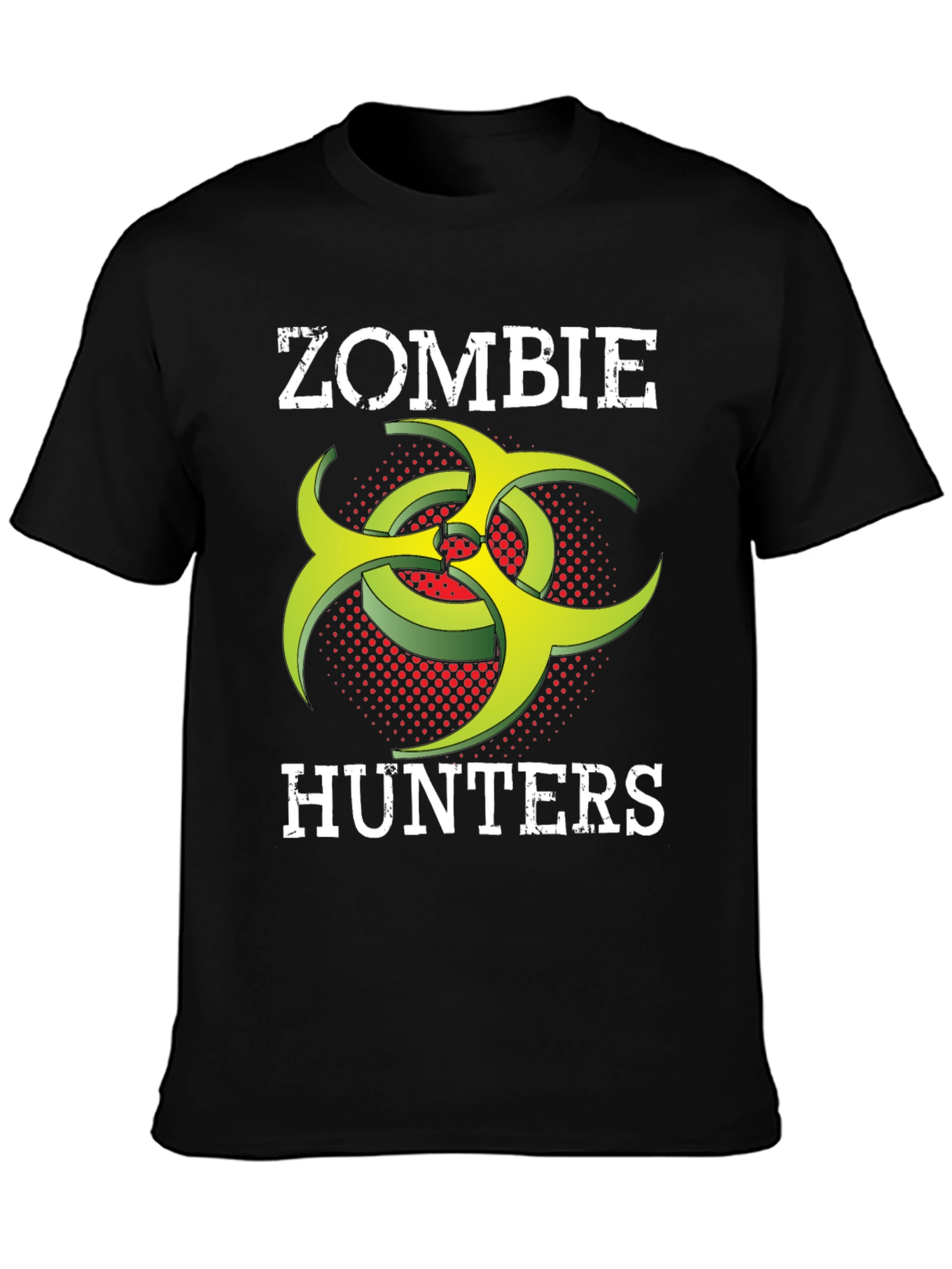 Zombie Hunters T-Shirt: Biohazard Symbol Tee