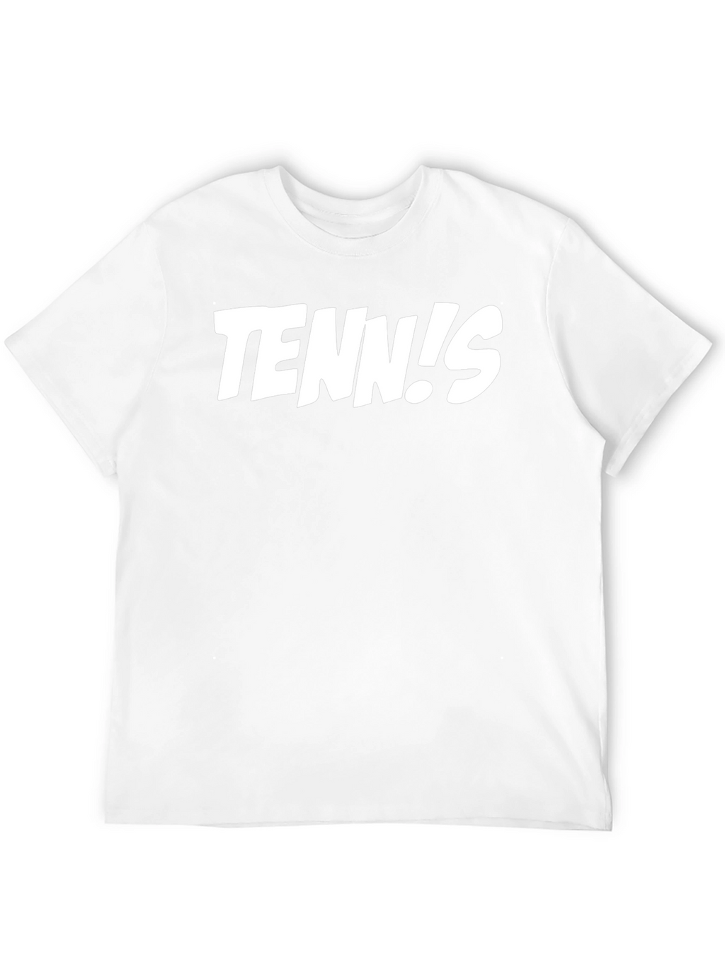 Tennis! Graphic T-Shirt - Black Crew Neck Tee
