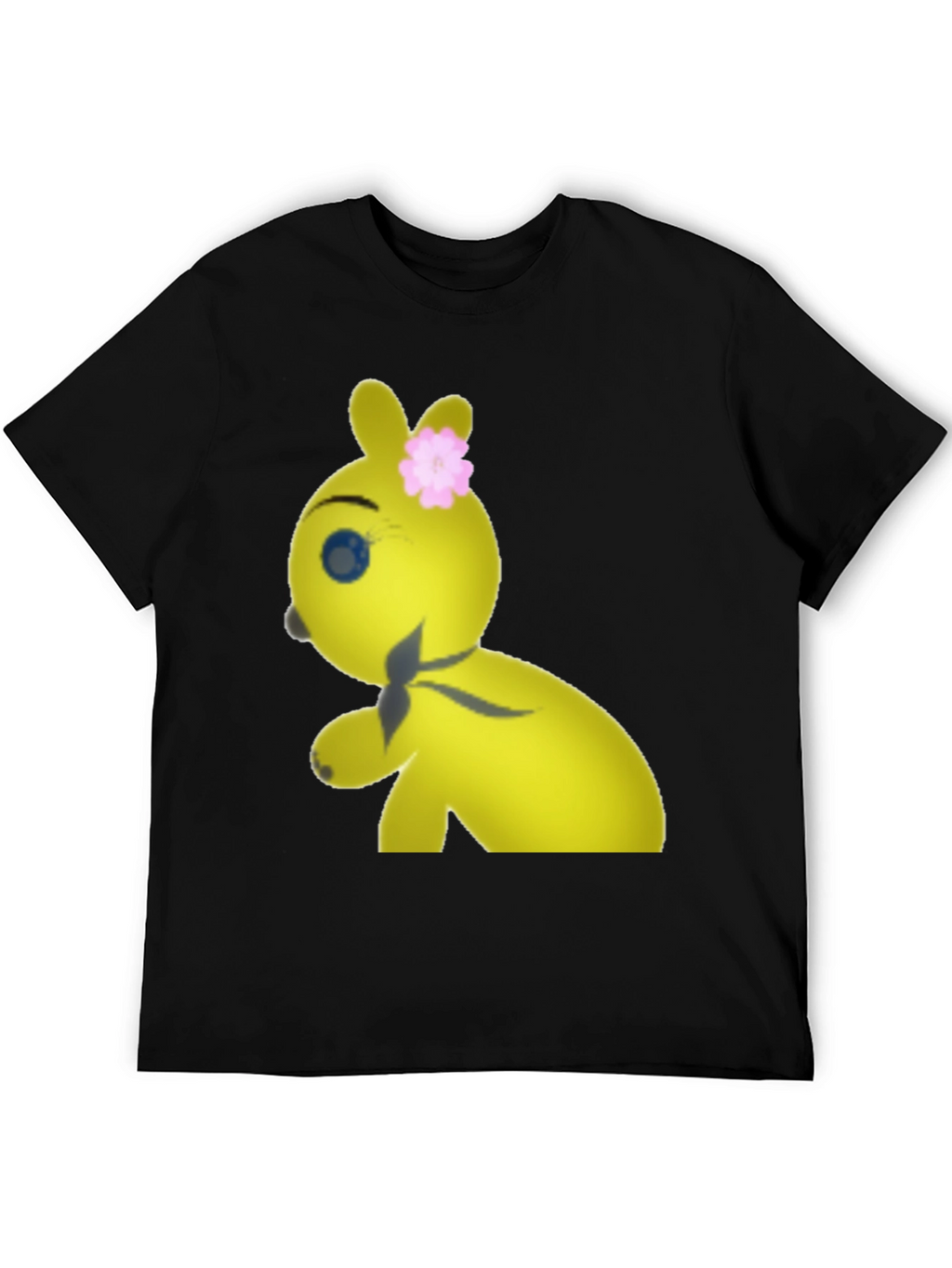Yellow Plushie Graphic Tee - Comfort Fit Cotton