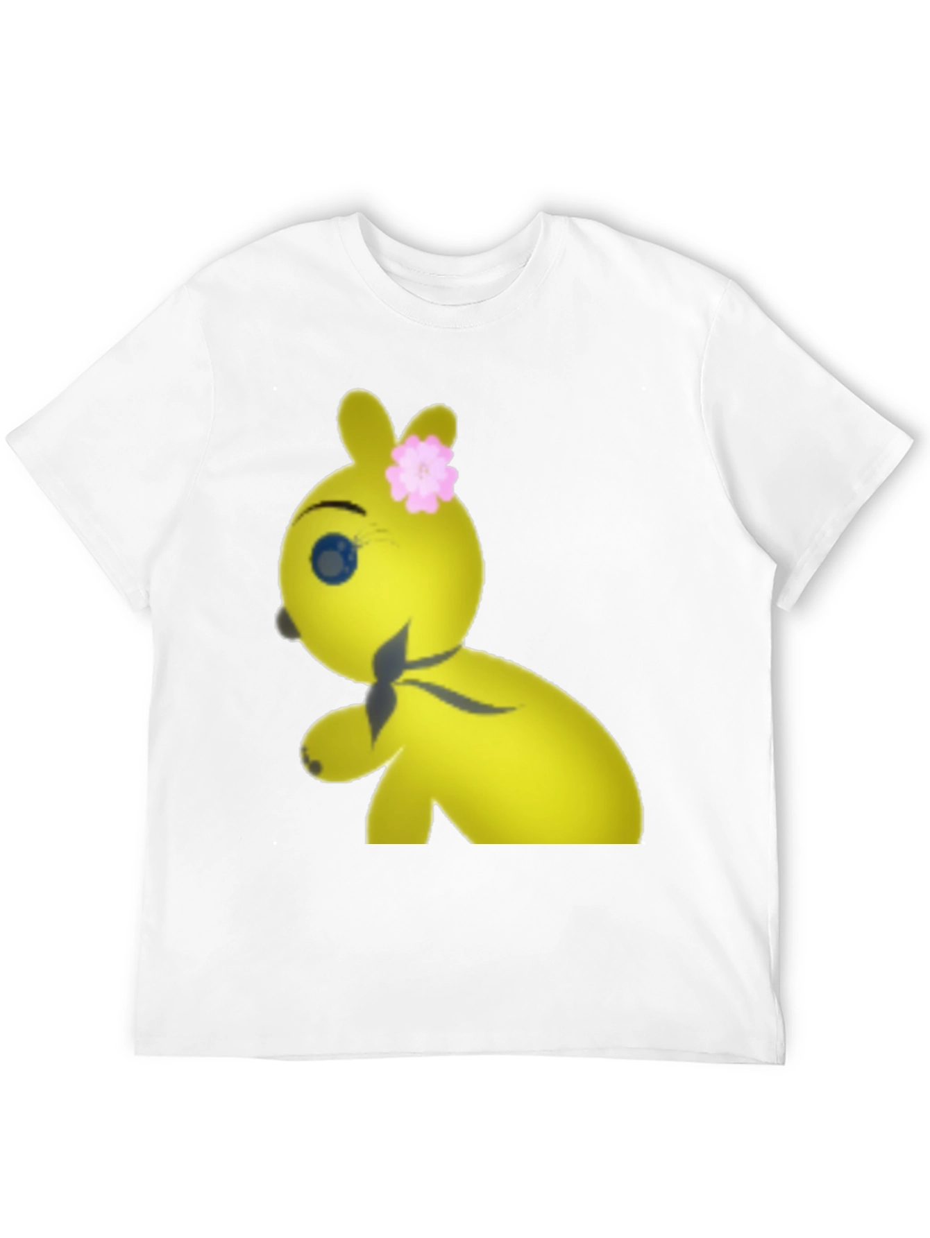 Yellow Plushie Graphic Tee - Comfort Fit Cotton
