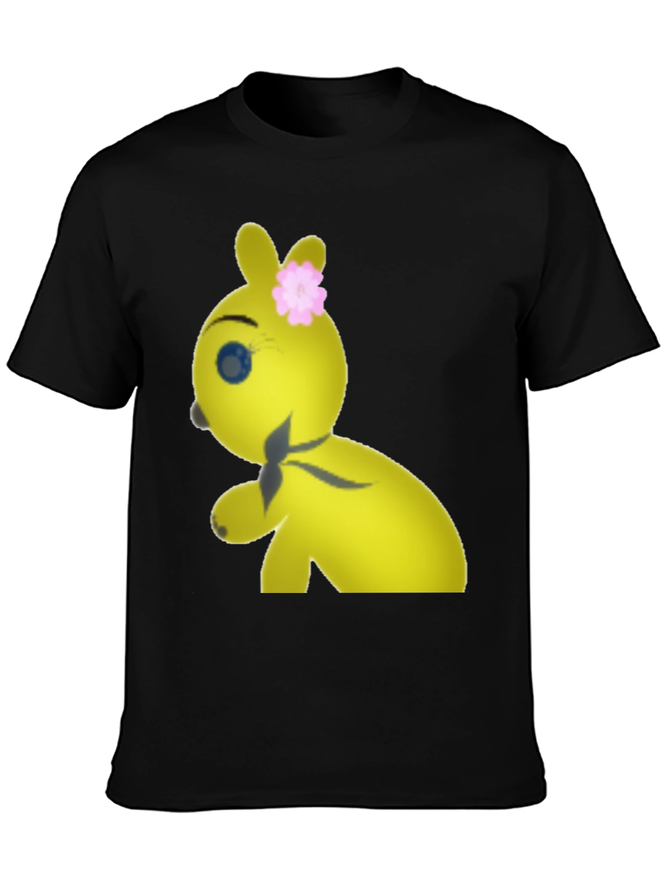 Yellow Plushie Graphic Tee - Comfort Fit Cotton