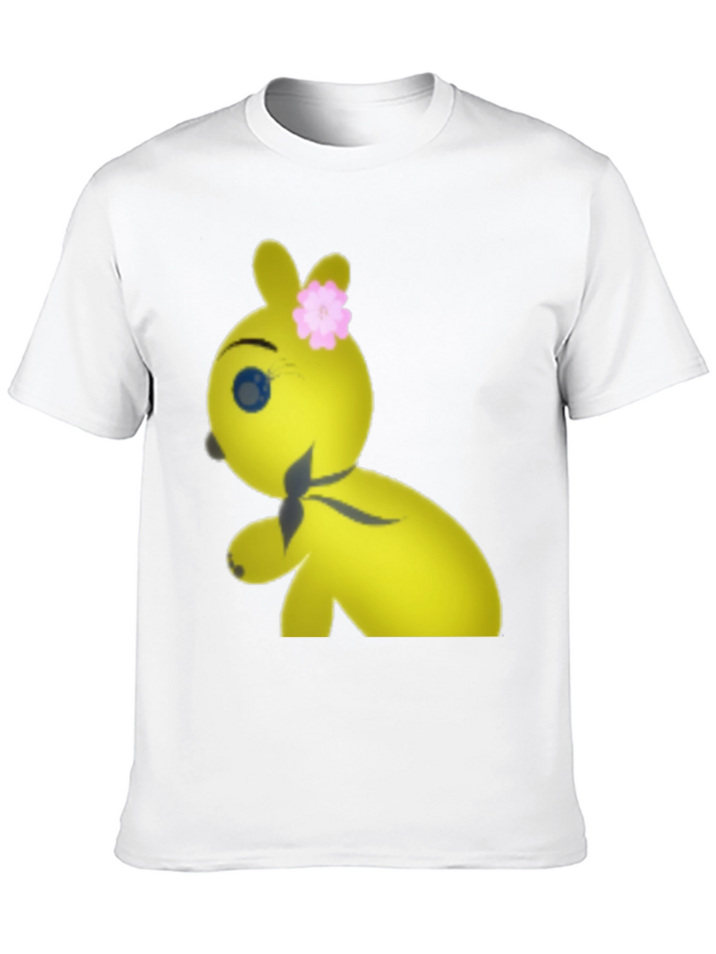 Yellow Plushie Graphic Tee - Comfort Fit Cotton