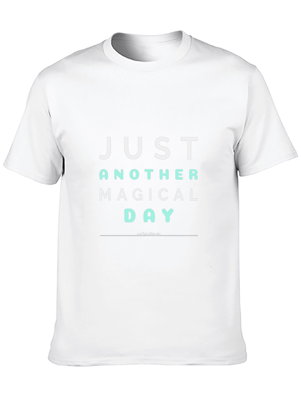 Magical Day Graphic Tee - Black Casual T-Shirt