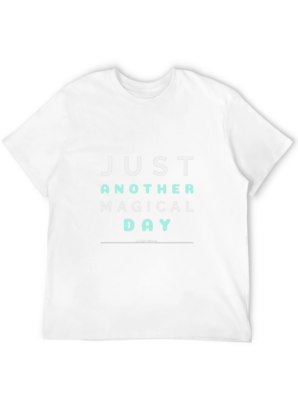 Magical Day Graphic Tee - Black Casual T-Shirt