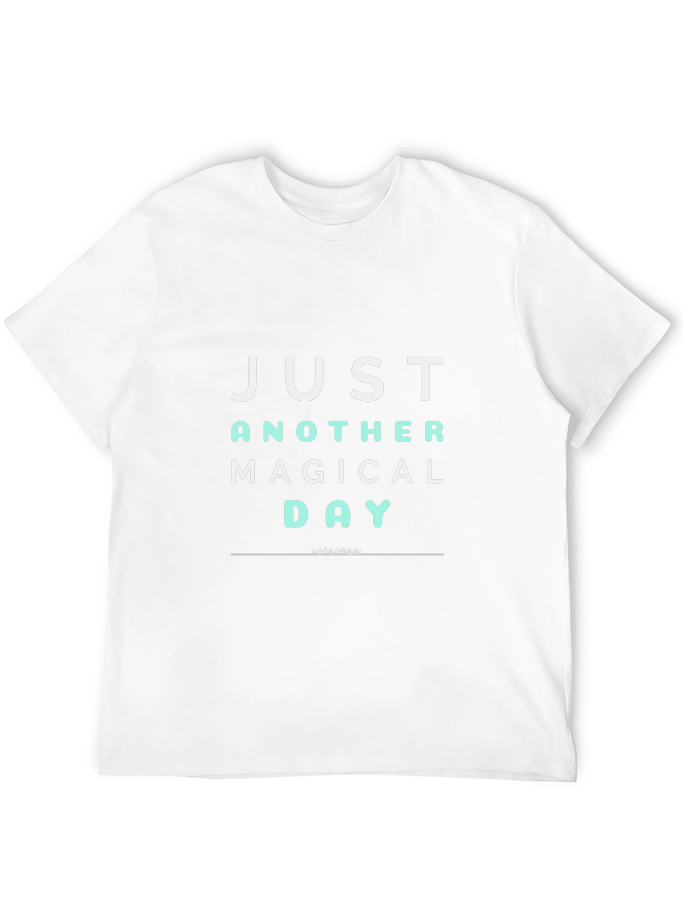Magical Day Graphic Tee - Black Casual T-Shirt
