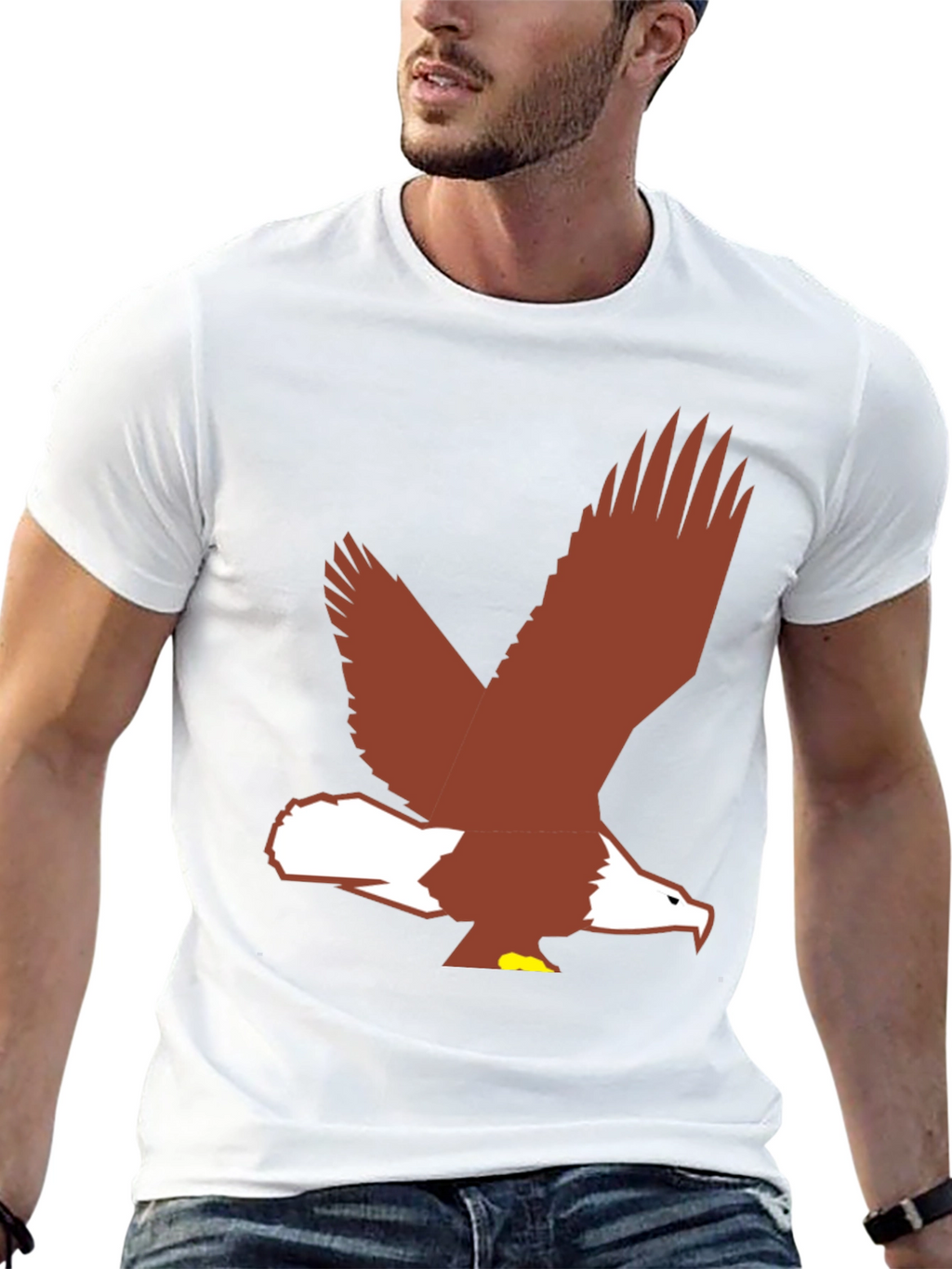Black Eagle Graphic Tee - Stylish & Bold