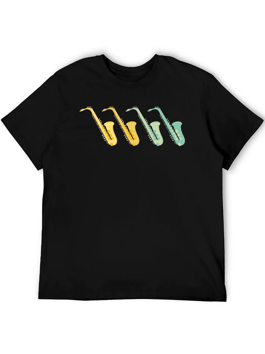 Saxophone Retro Graphic T-Shirt