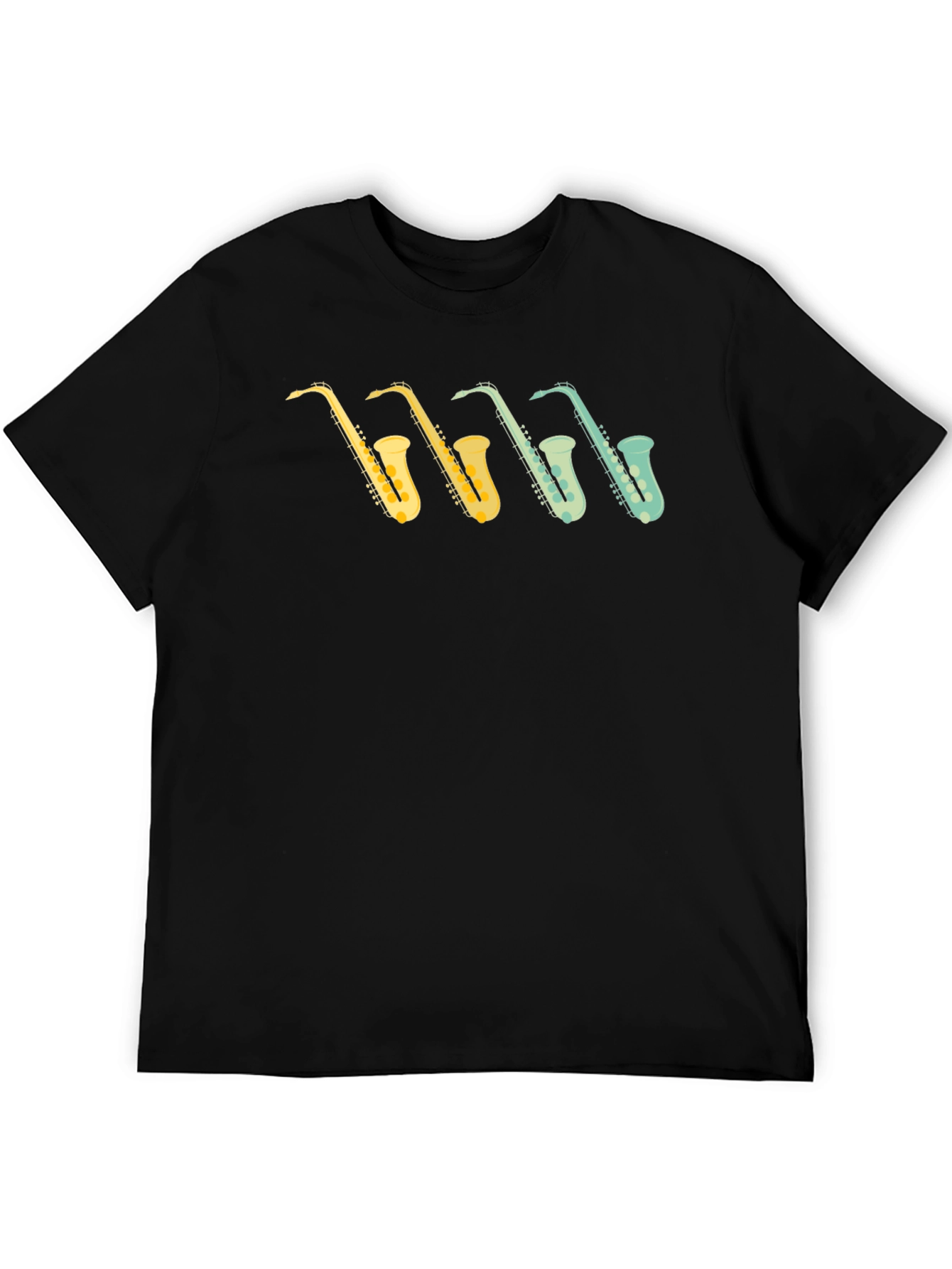 Saxophone Retro Graphic T-Shirt