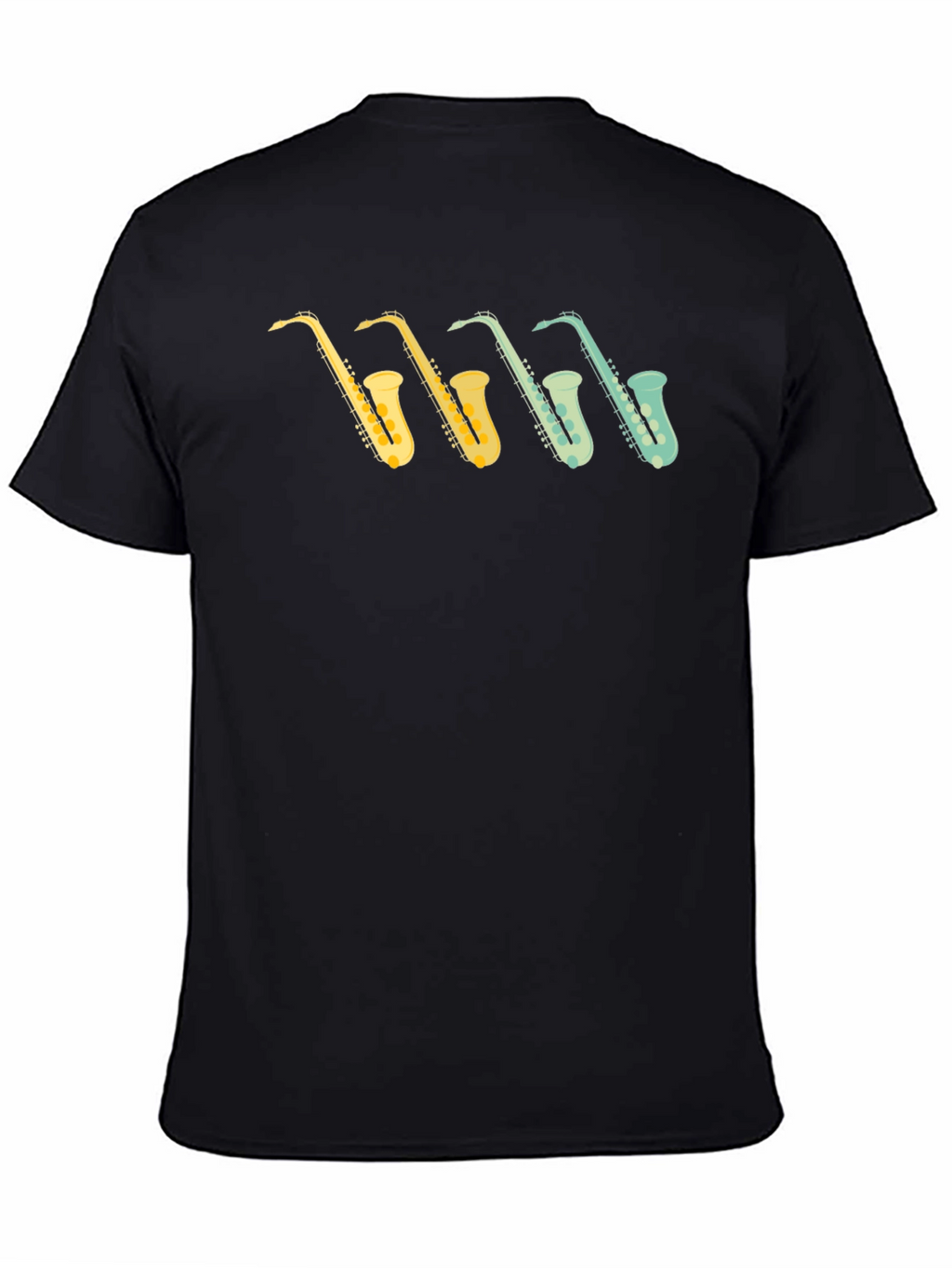 Saxophone Retro Graphic T-Shirt