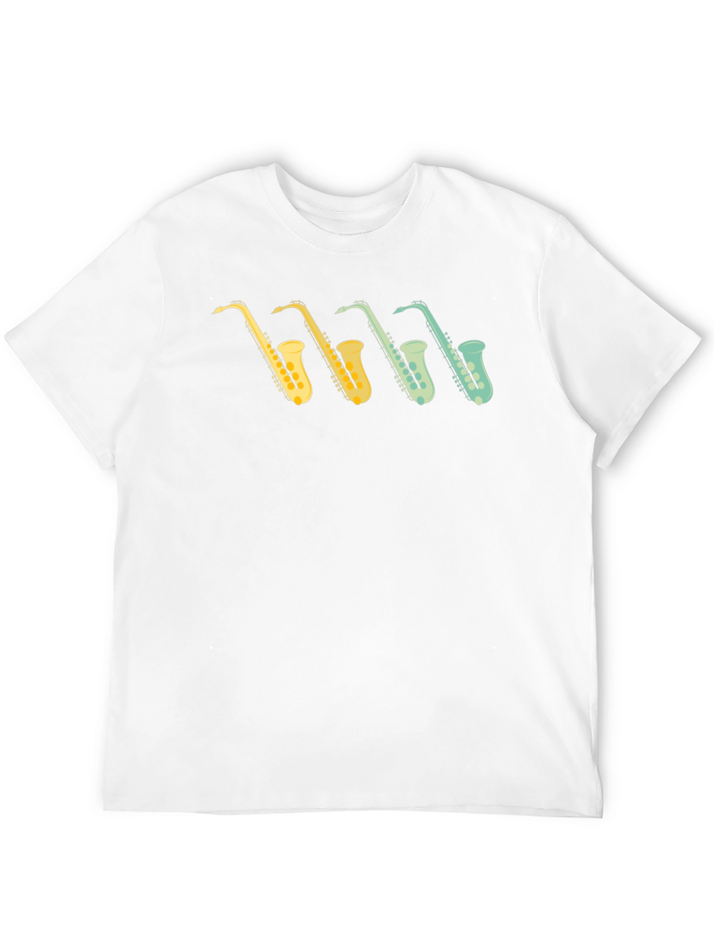 Saxophone Retro Graphic T-Shirt