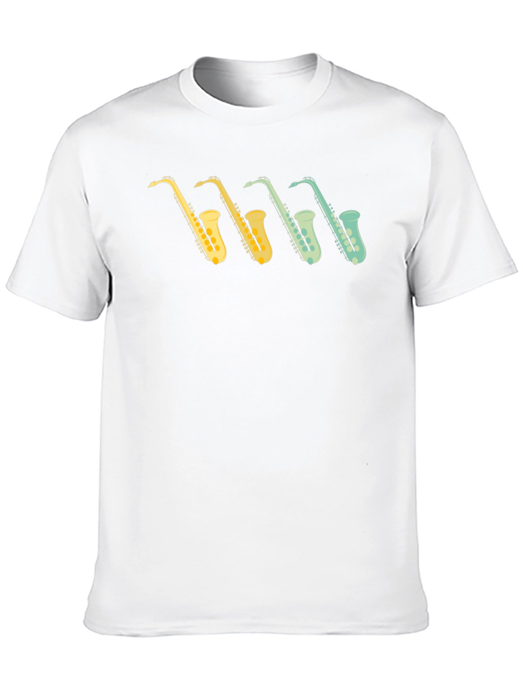 Saxophone Retro Graphic T-Shirt