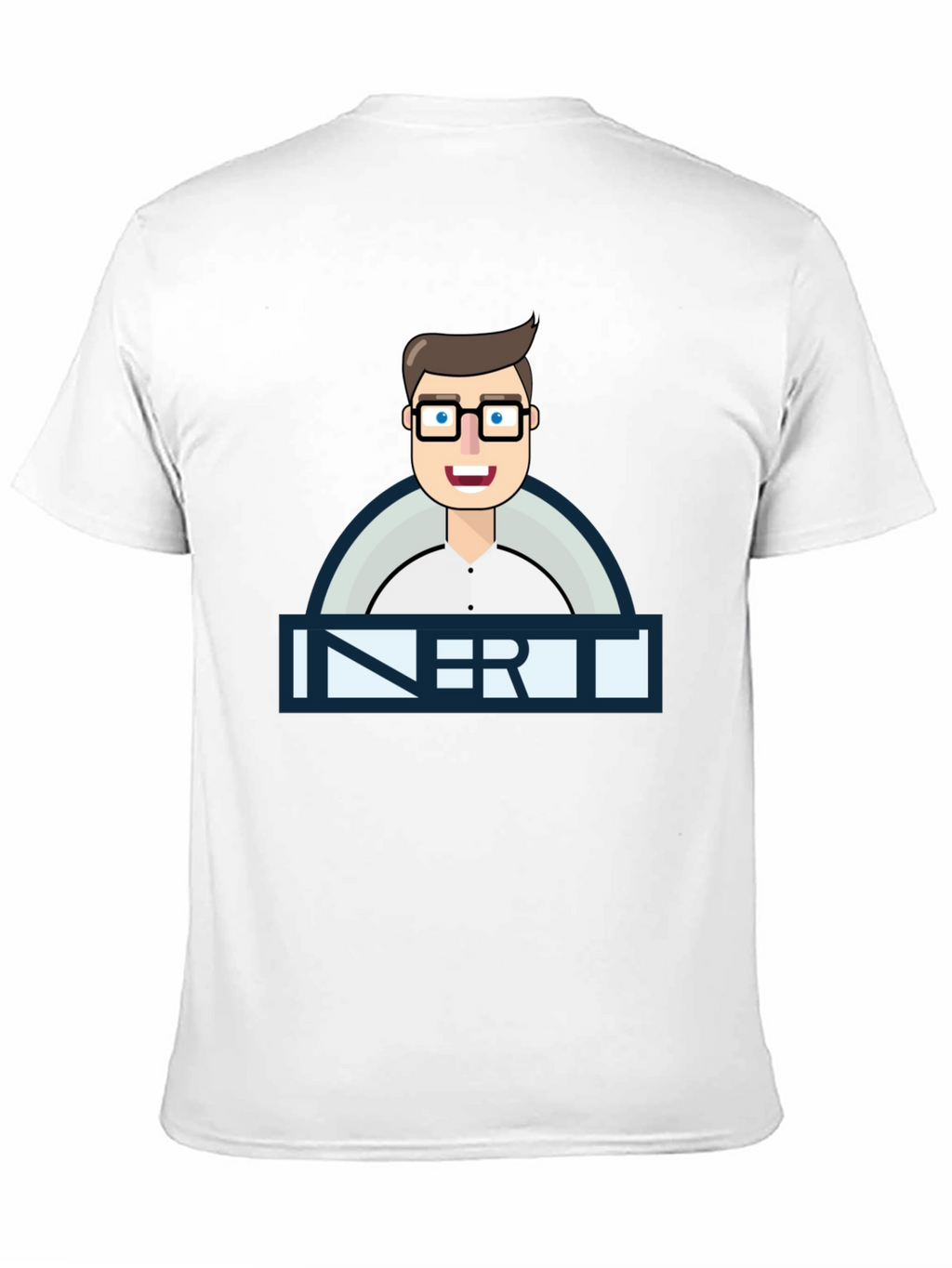 Inert Geek Graphic Tee - Black Cotton T-Shirt
