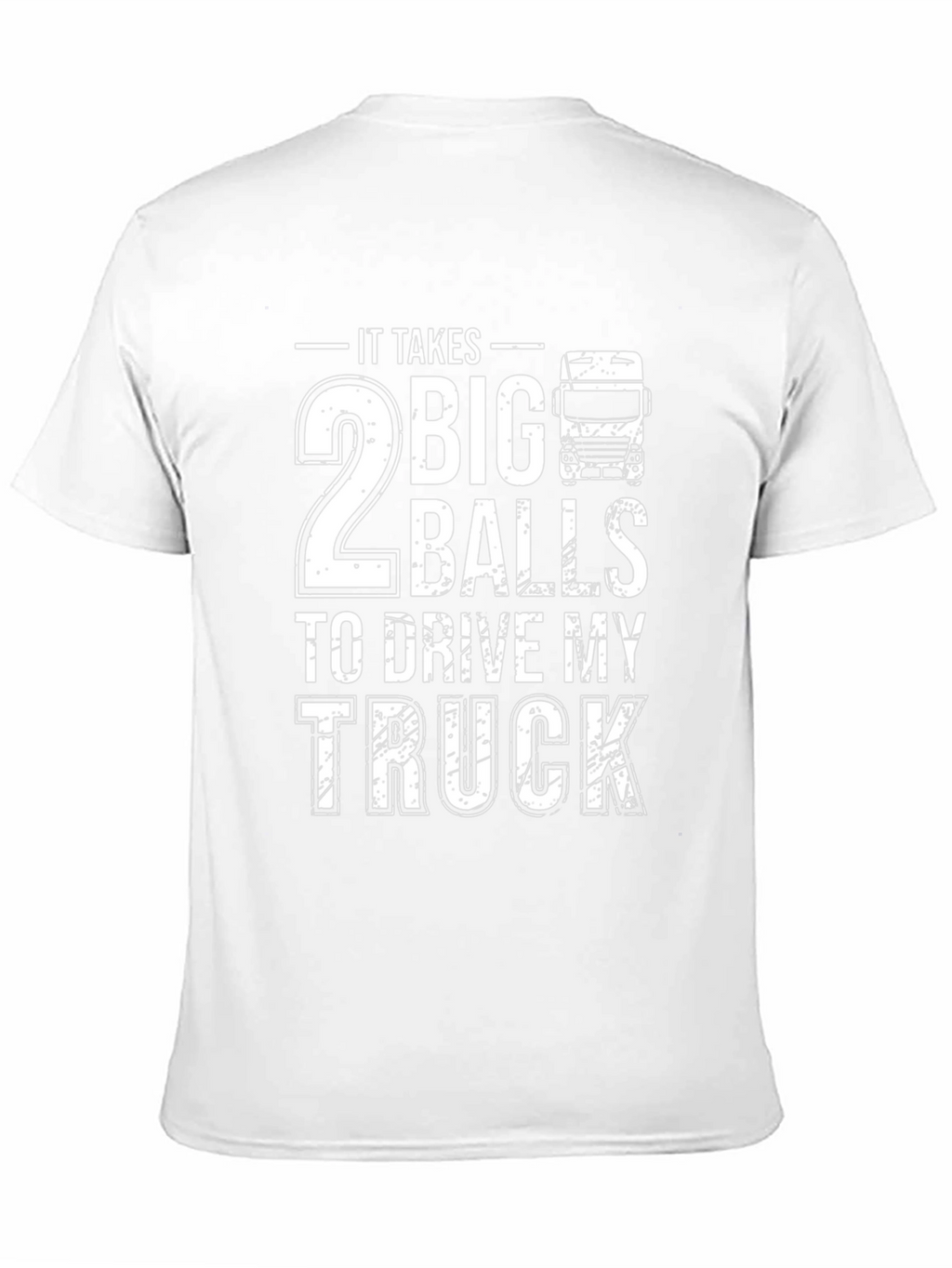 2 Big Balls Trucker Graphic Tee