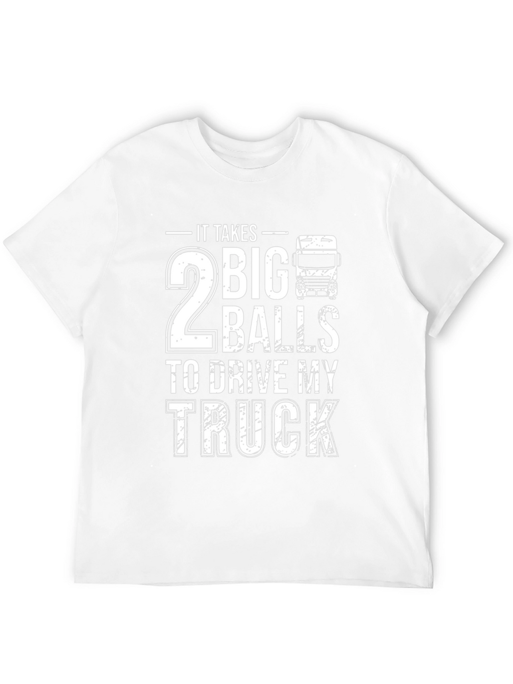 2 Big Balls Trucker Graphic Tee